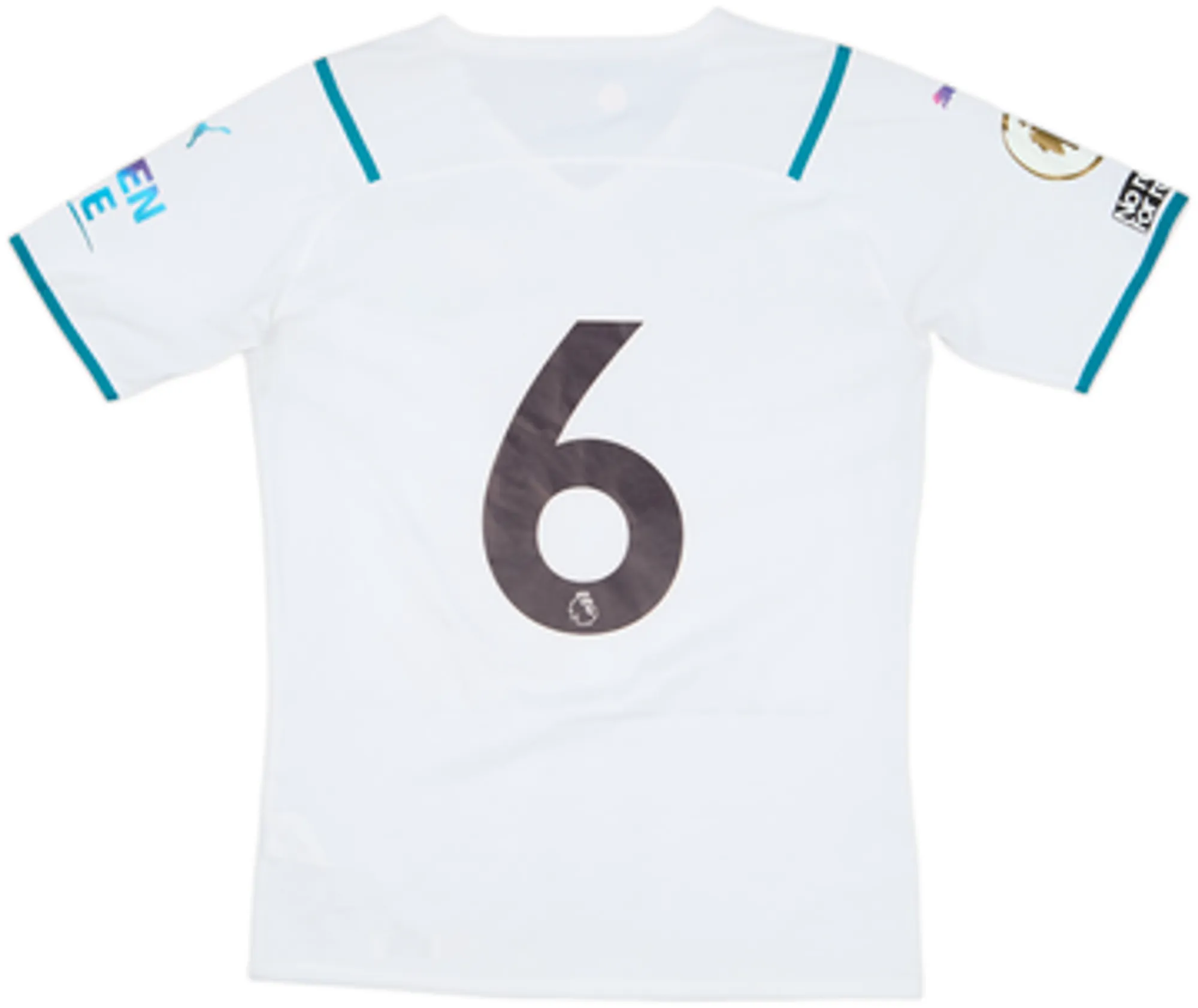 2021-22 Manchester City Away Shirt #6 - 7/10 - (M)