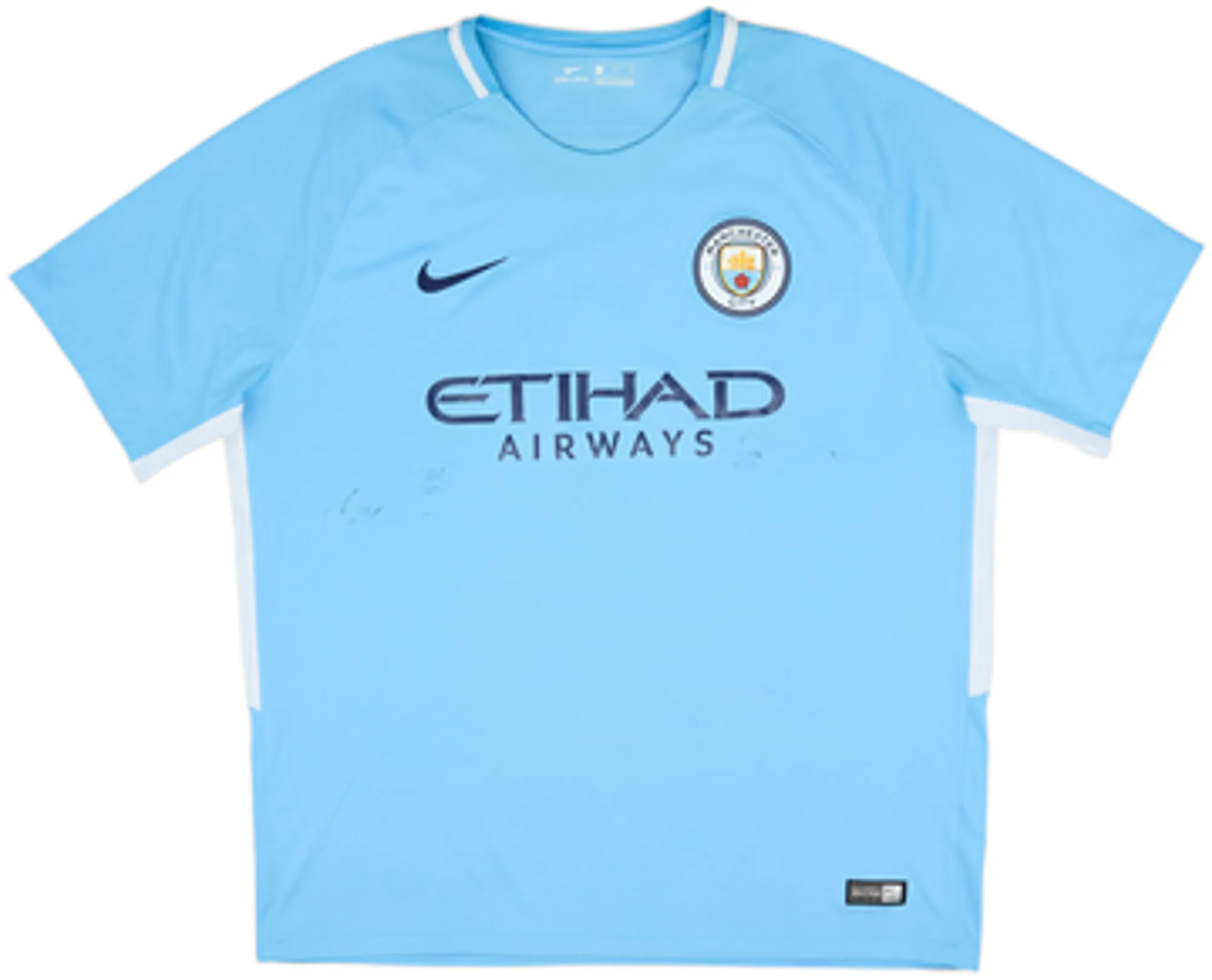 2017-18 Manchester City Home Shirt Champions #18 - 5/10 - (XL)