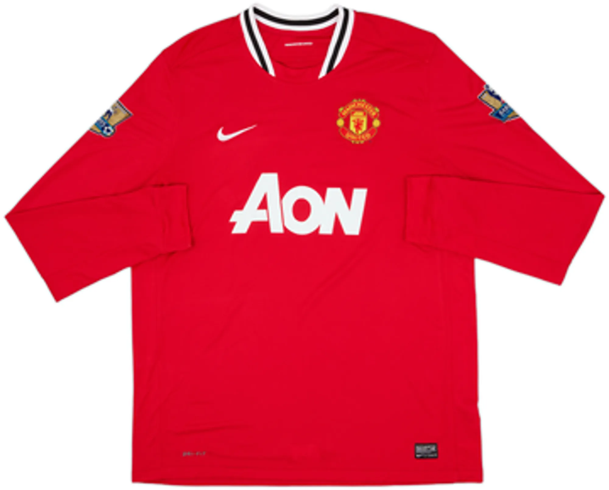 2011-12 Manchester United Home L/S Shirt Giggs #11 - 7/10 - (XL)