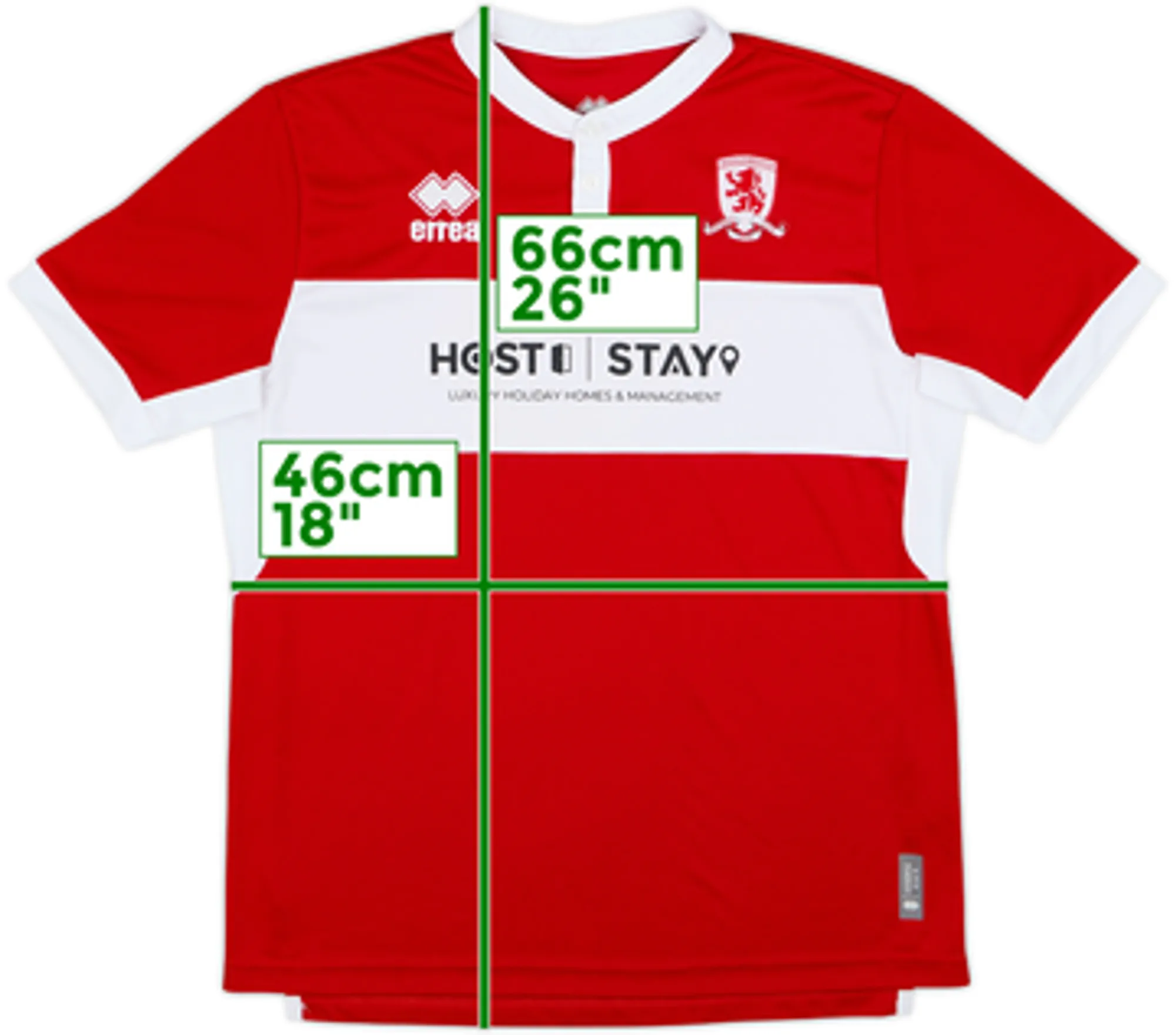 2022-23 Middlesbrough Home Shirt - 6/10 - (XS)