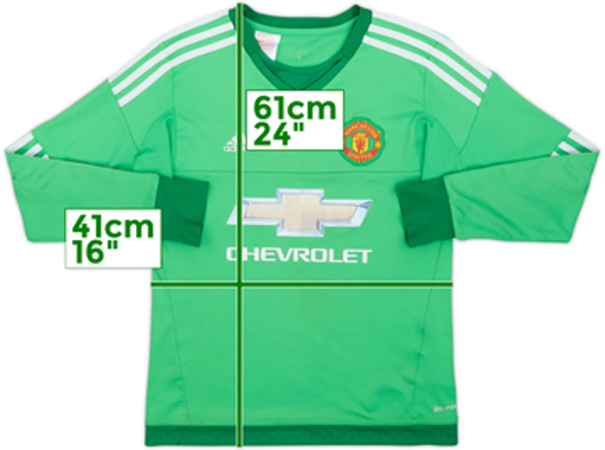 2015-16 Manchester United GK Shirt - 6/10 - (L.Boys)