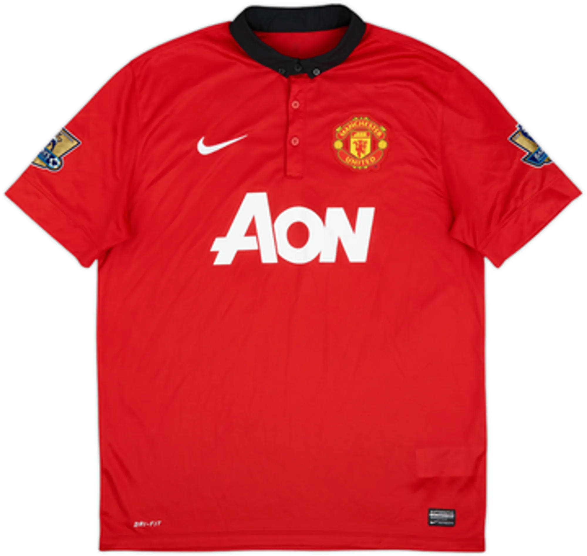 2013-14 Manchester United Home Shirt v. Persie #20 - 8/10 - (L)