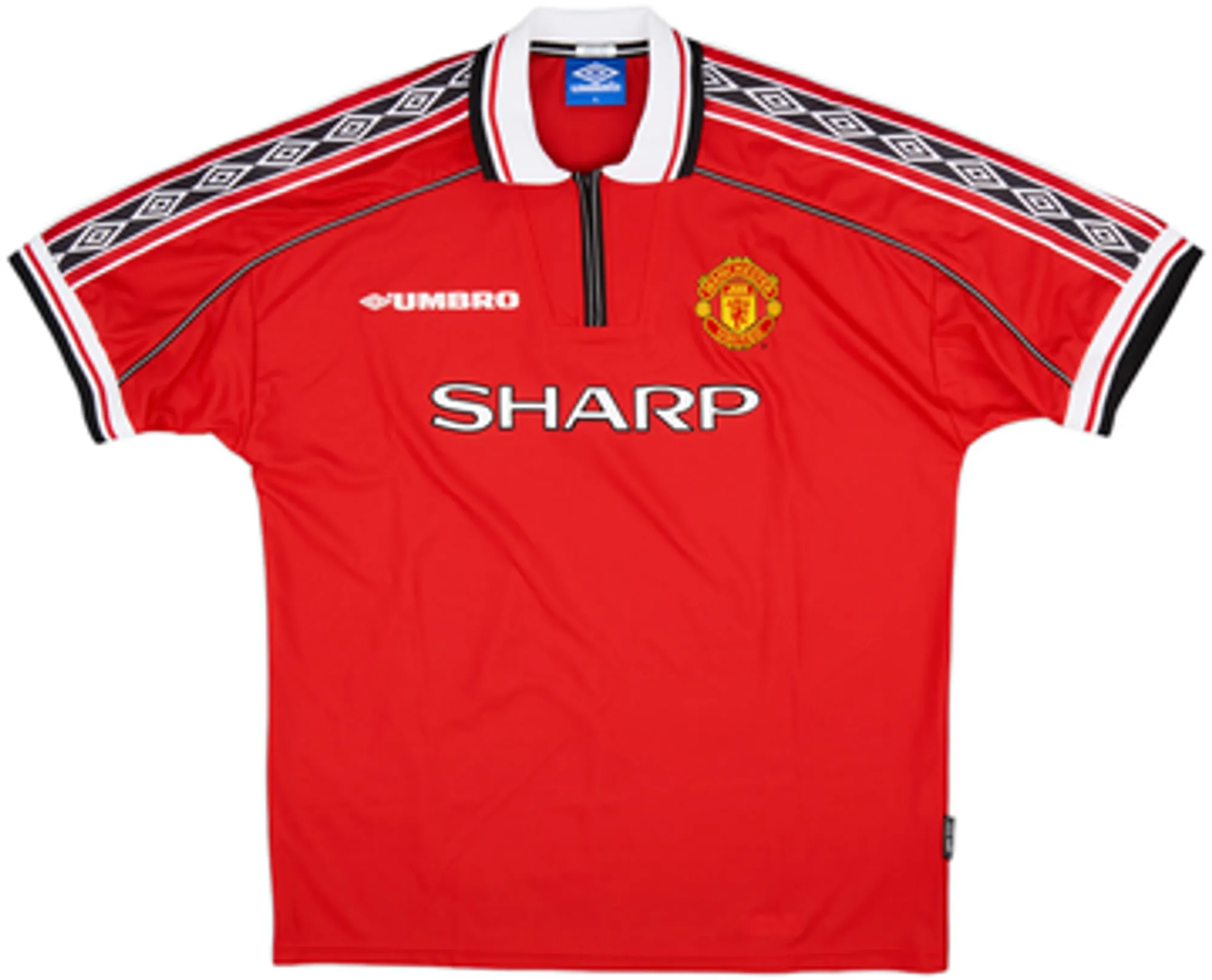 1998-00 Manchester United Home Shirt Cole #9 - 5/10 - (XL)