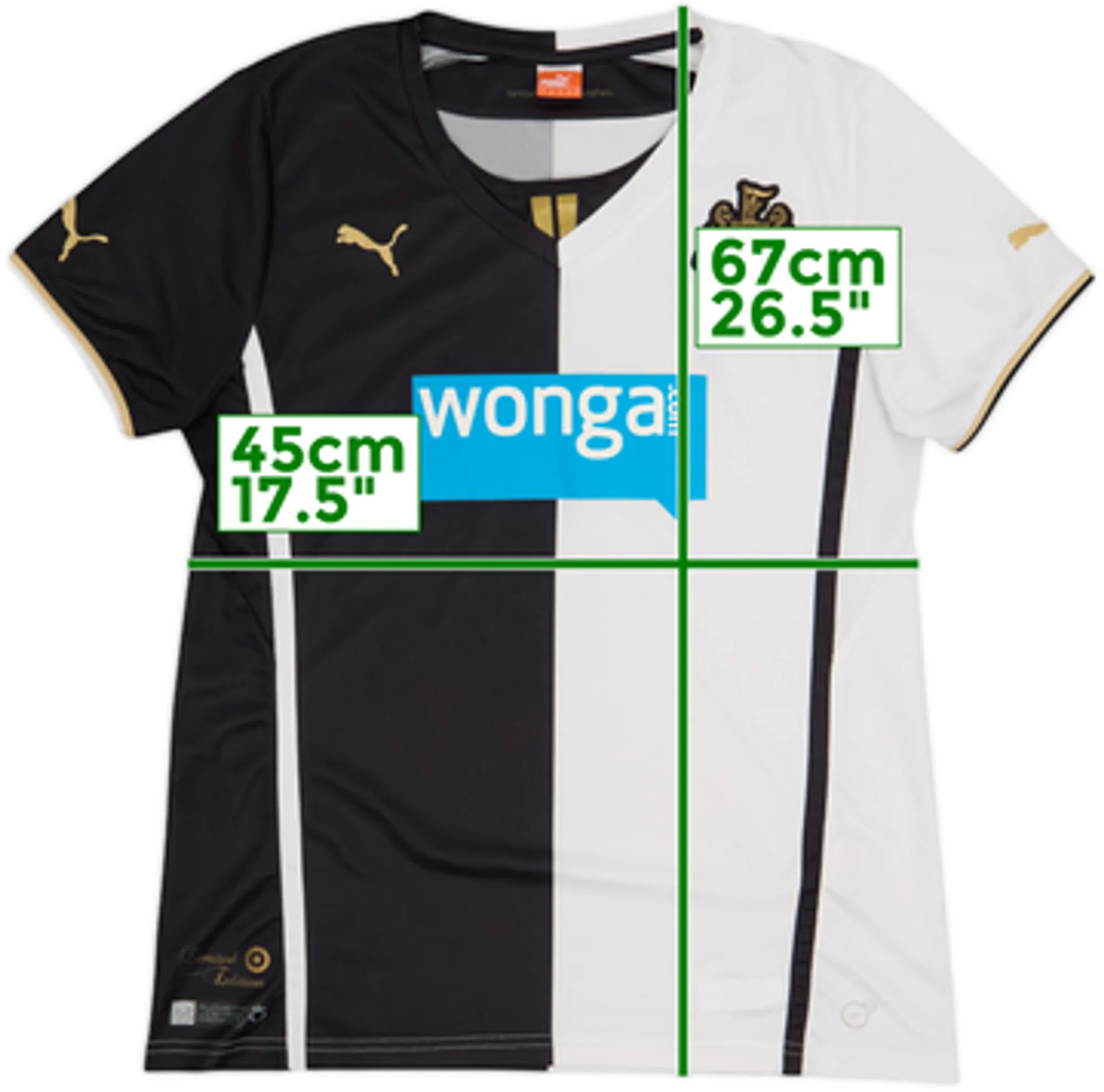 2013-14 Newcastle Special Edition Fourth Shirt - 8/10 - (Women's L)
