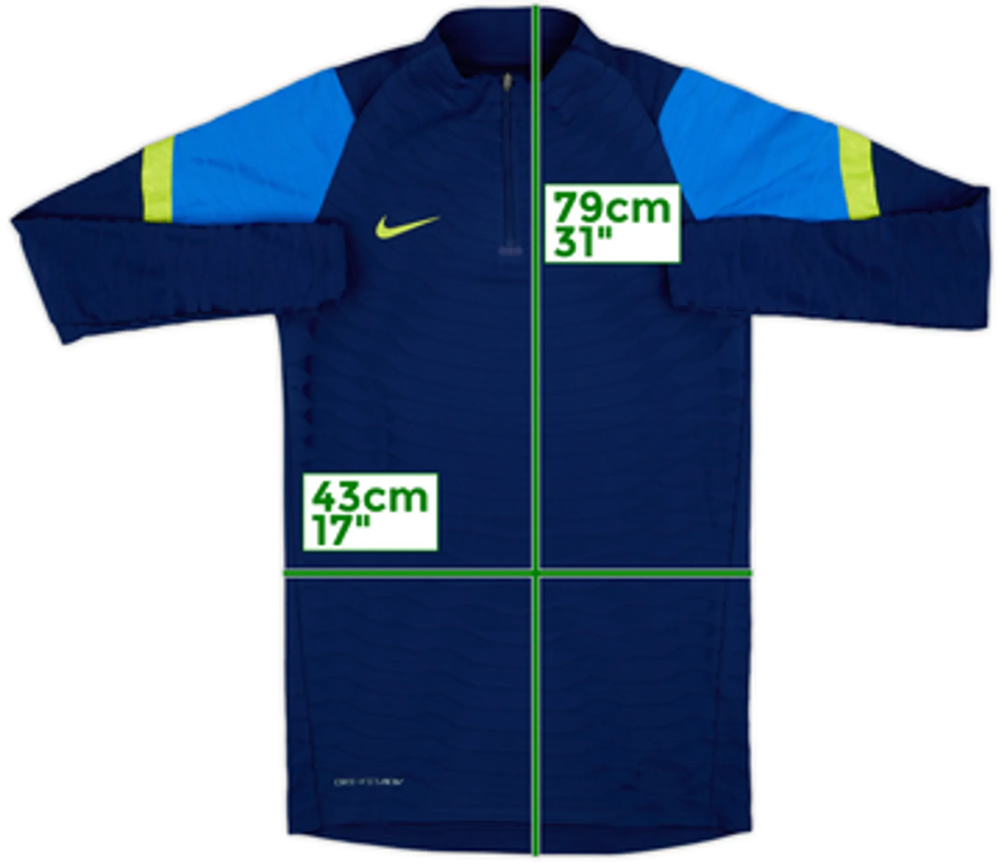 2021-22 Tottenham Nike Dri-Fit ADV 1/4 Zip Drill Top - 8/10 - (M)