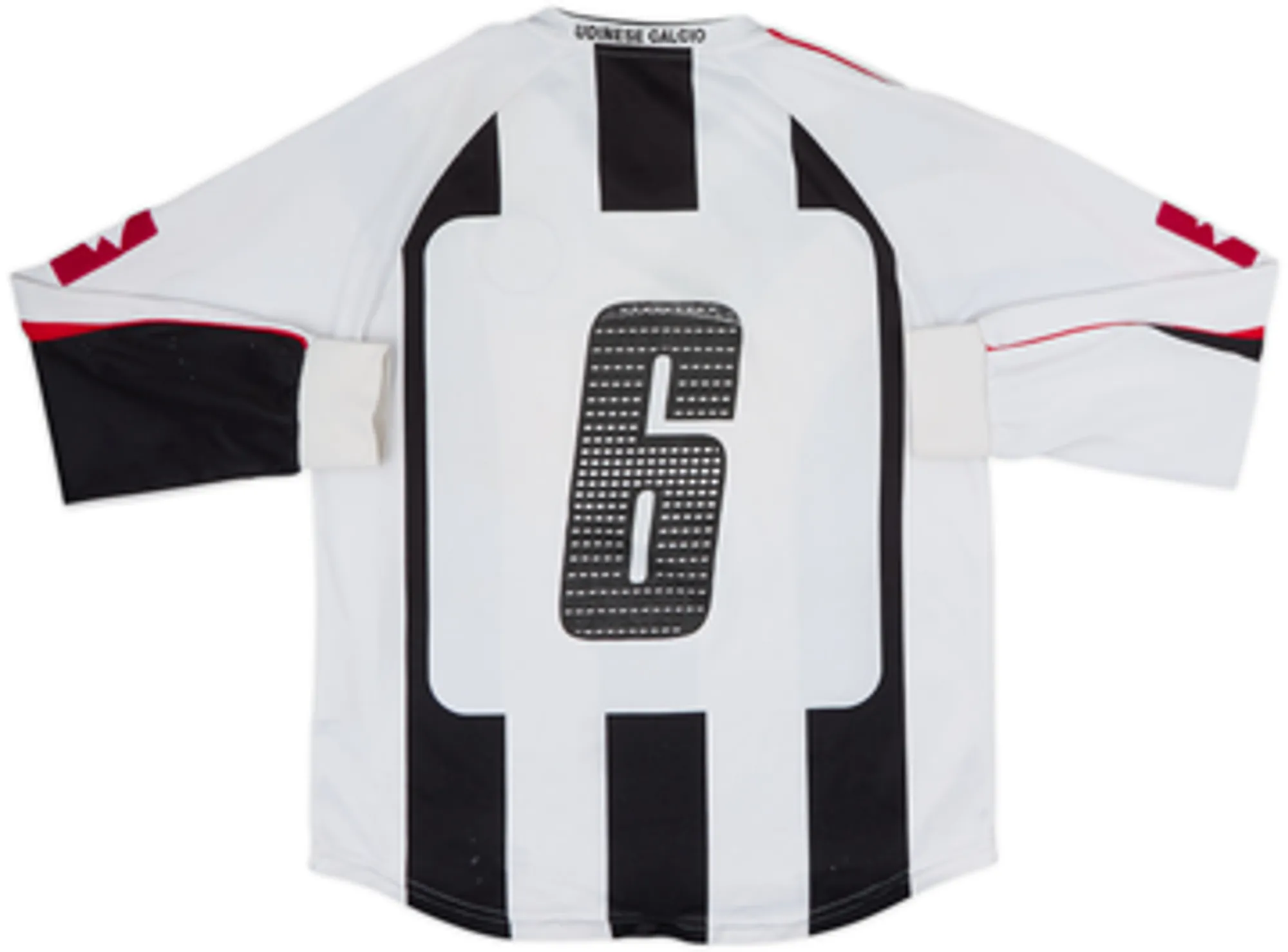 2005-06 Udinese Home L/S Shirt #6 - 5/10 - (S)