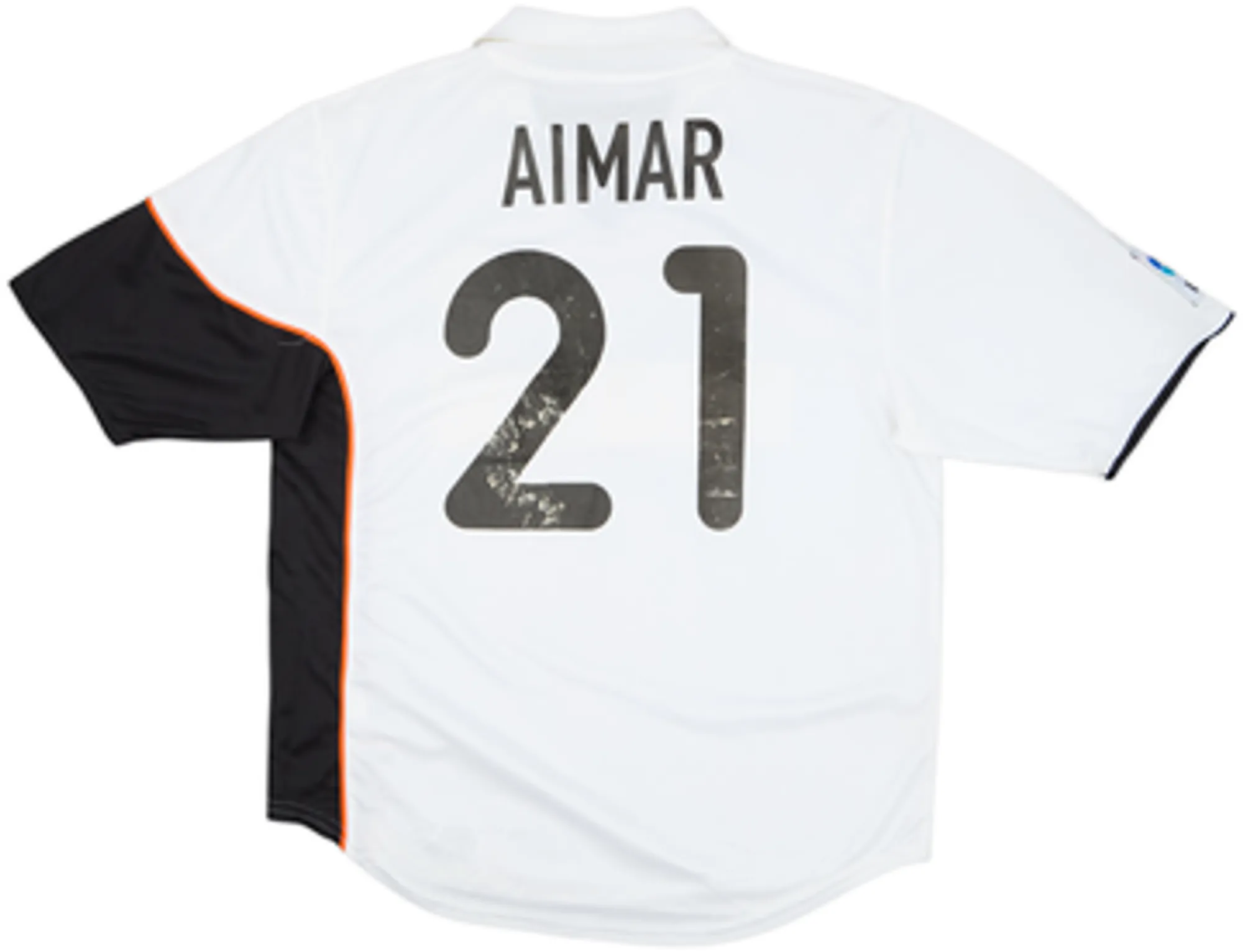 2001-02 Valencia Home Shirt Aimar #21 - 5/10 - (M)