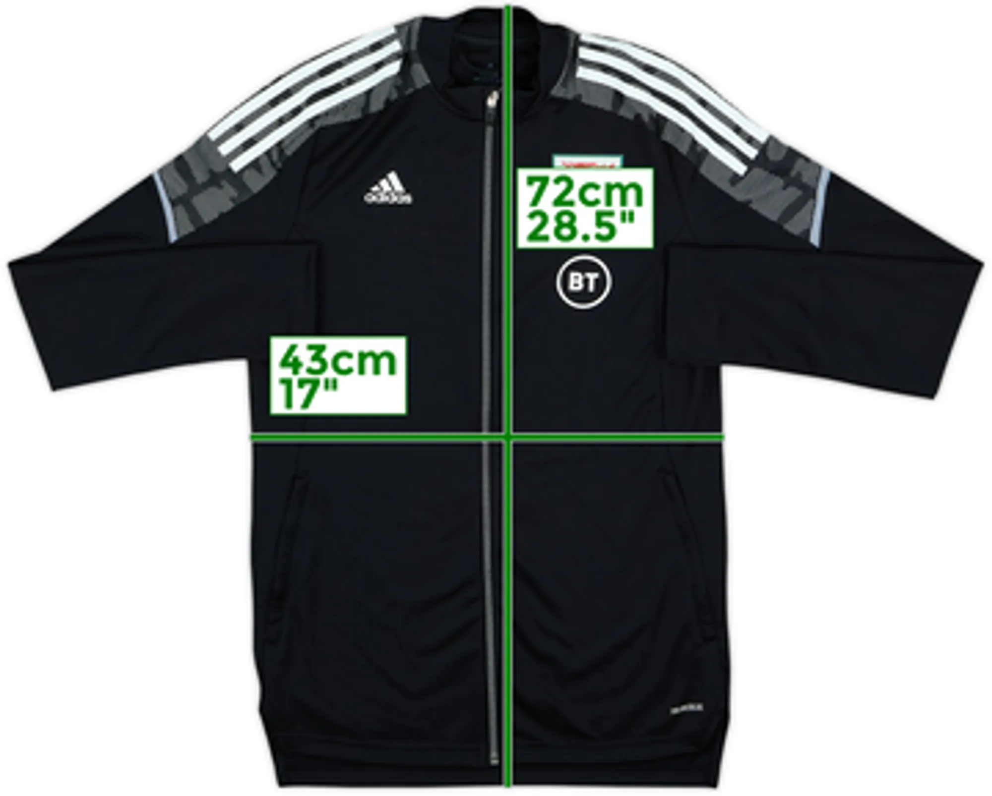 2021-22 Wales adidas Track Jacket - 9/10 - (Women's M)