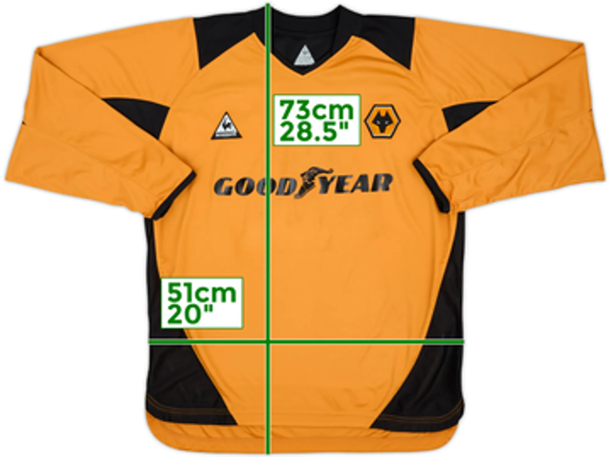 2004-06 Wolves Home L/S Shirt - 8/10 - (L)