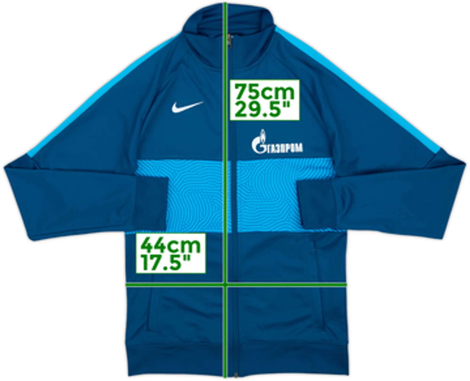 2020-21 Zenit St Petersburg Nike Track Jacket - 8/10 - (S)
