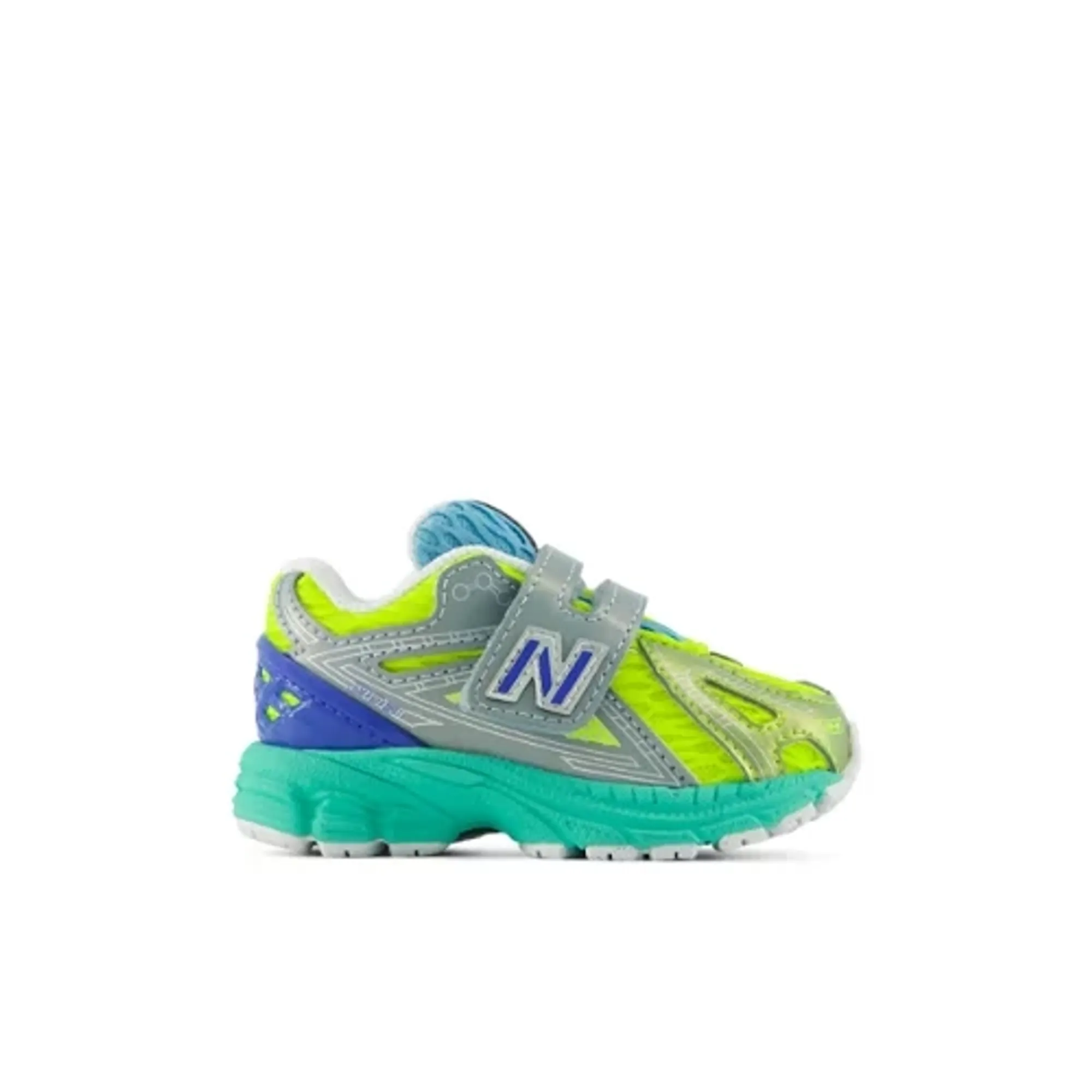 New Balance Infants 1906 Hook & Loop in Green/Blue Synthetic