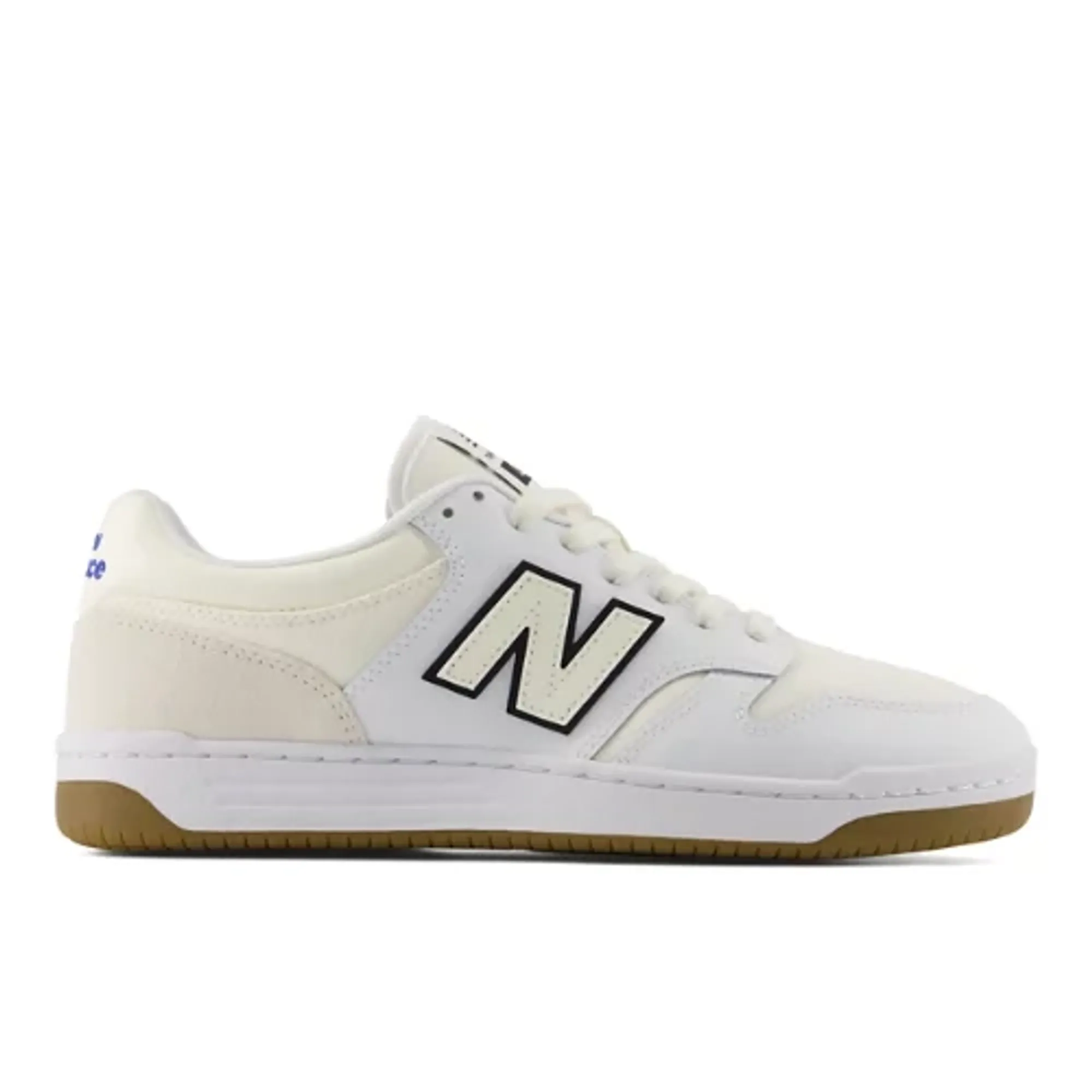 New Balance Unisex 480P in White/Grey Mesh