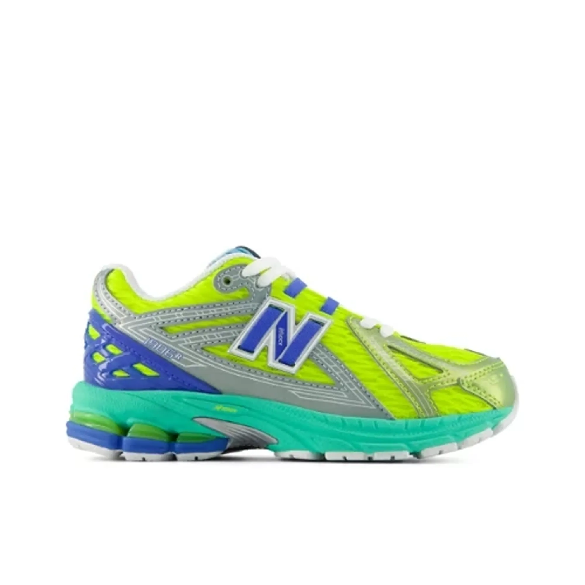 New Balance Kids 1906 Lace in Green/Blue Synthetic