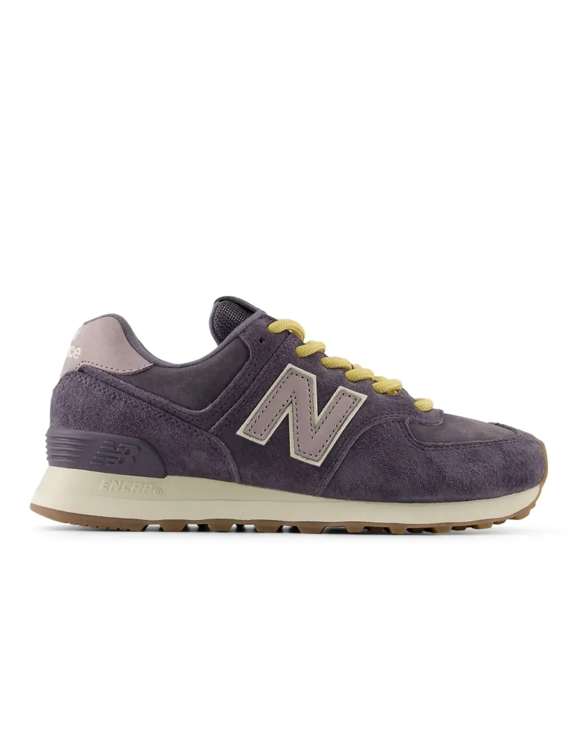 New Balance Women's 574 in Grey Suede/Mesh