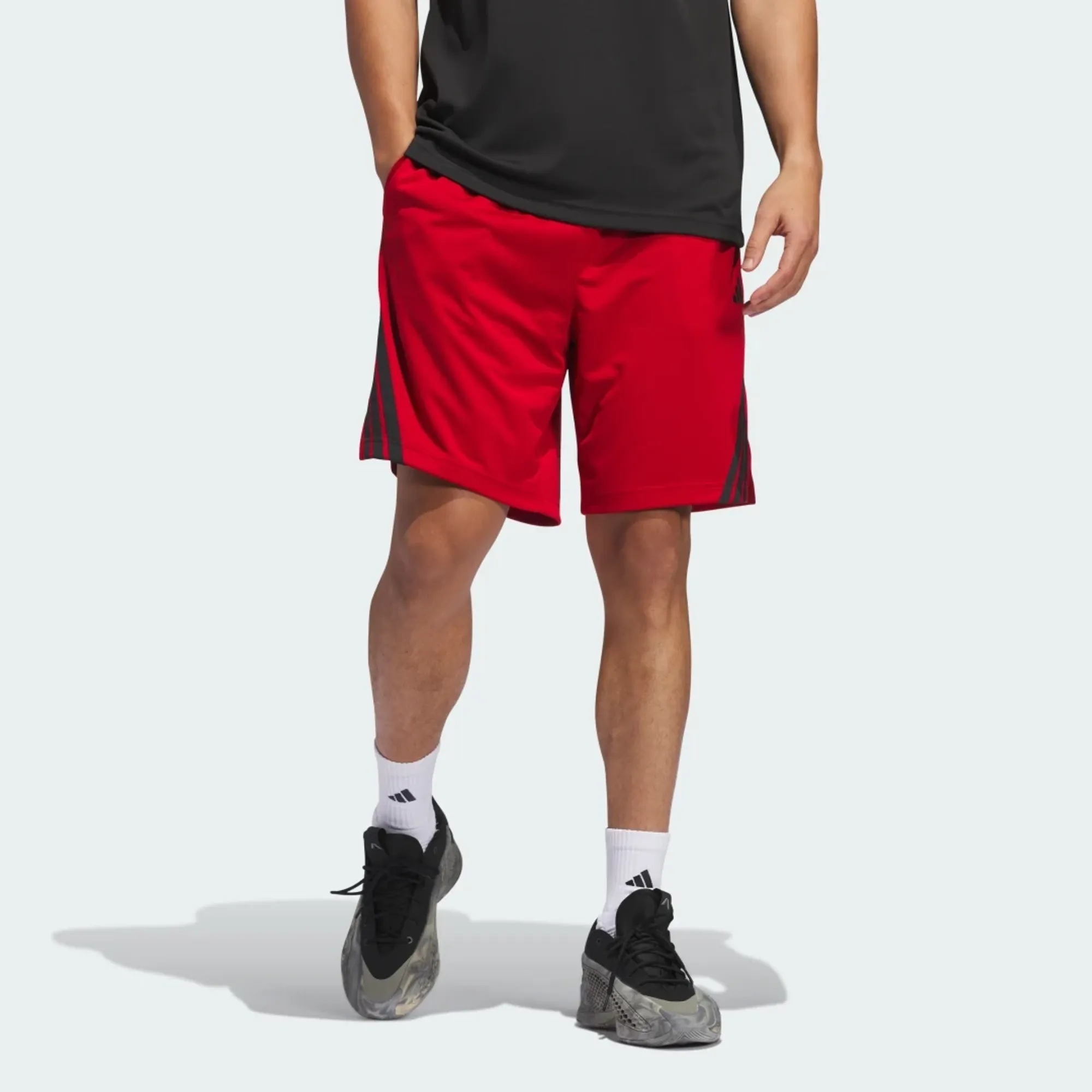 adidas Legends 3-Stripes Basketball Shorts