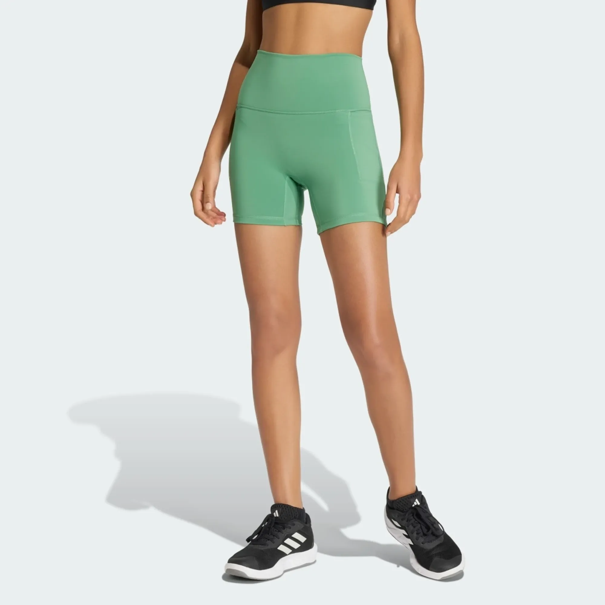 adidas 3 Stripes Studio All Me Booty Short Leggings