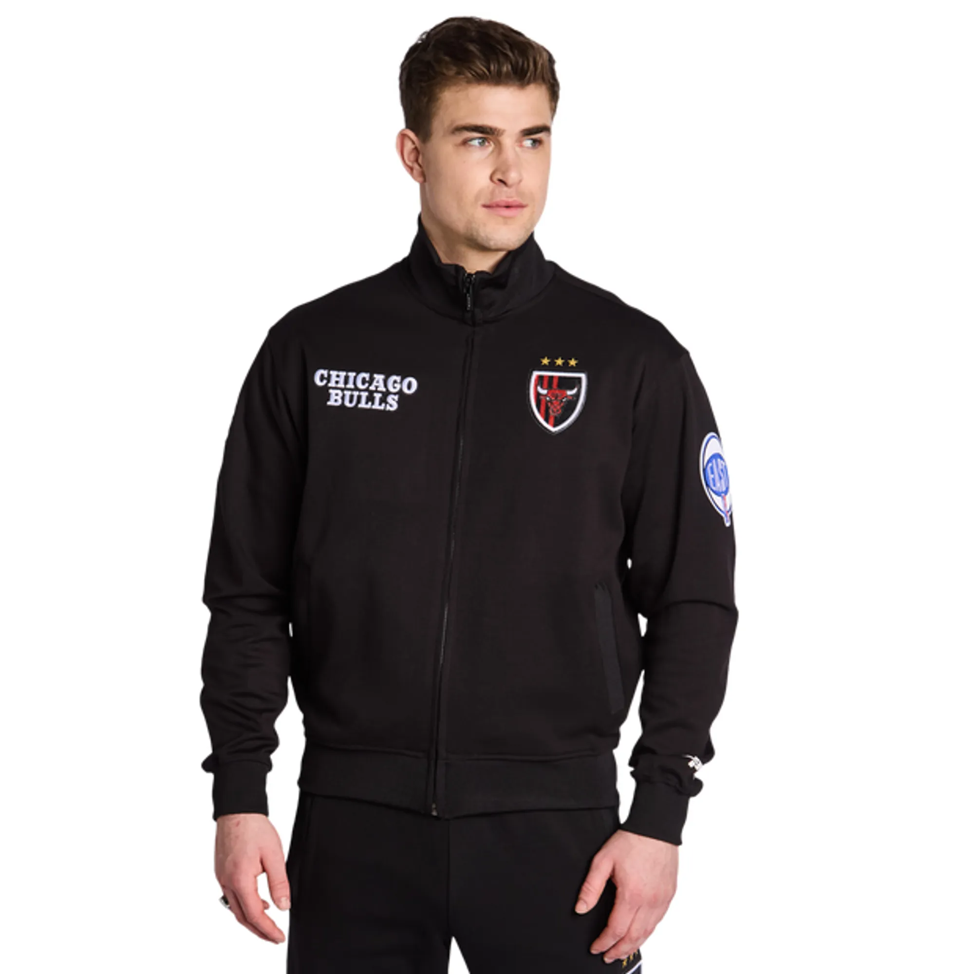 Pro Standard Chigago Bulls Ultras Men Track Tops - Black
