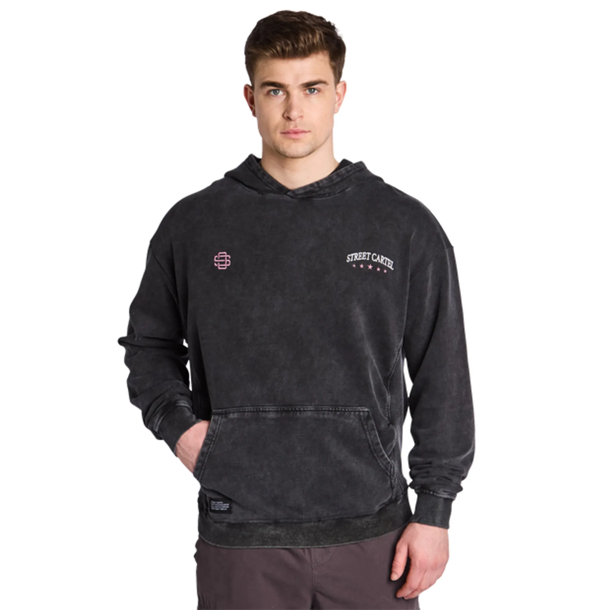 Street Cartel Gage Overhead Men Hoodies - Black