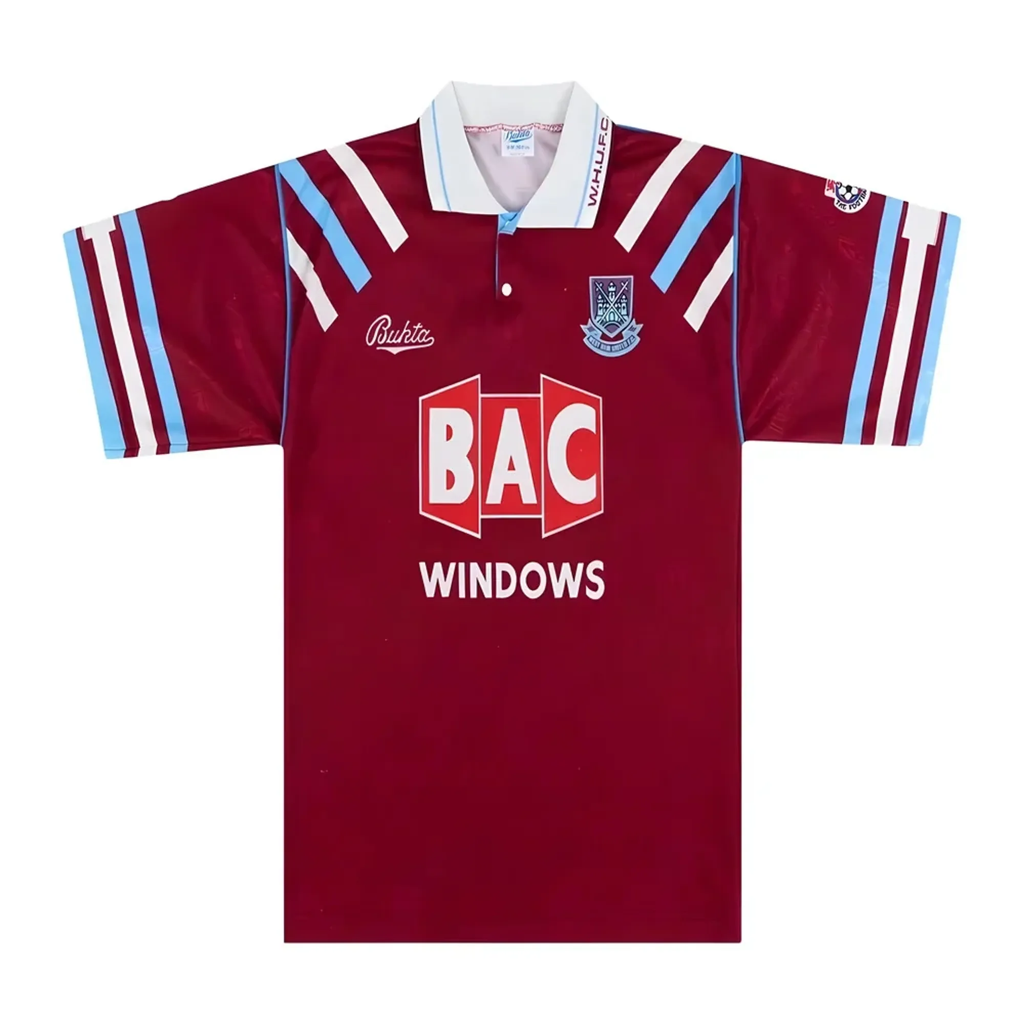 West Ham 1991-1992 Home Shirt (M) (Very Good)