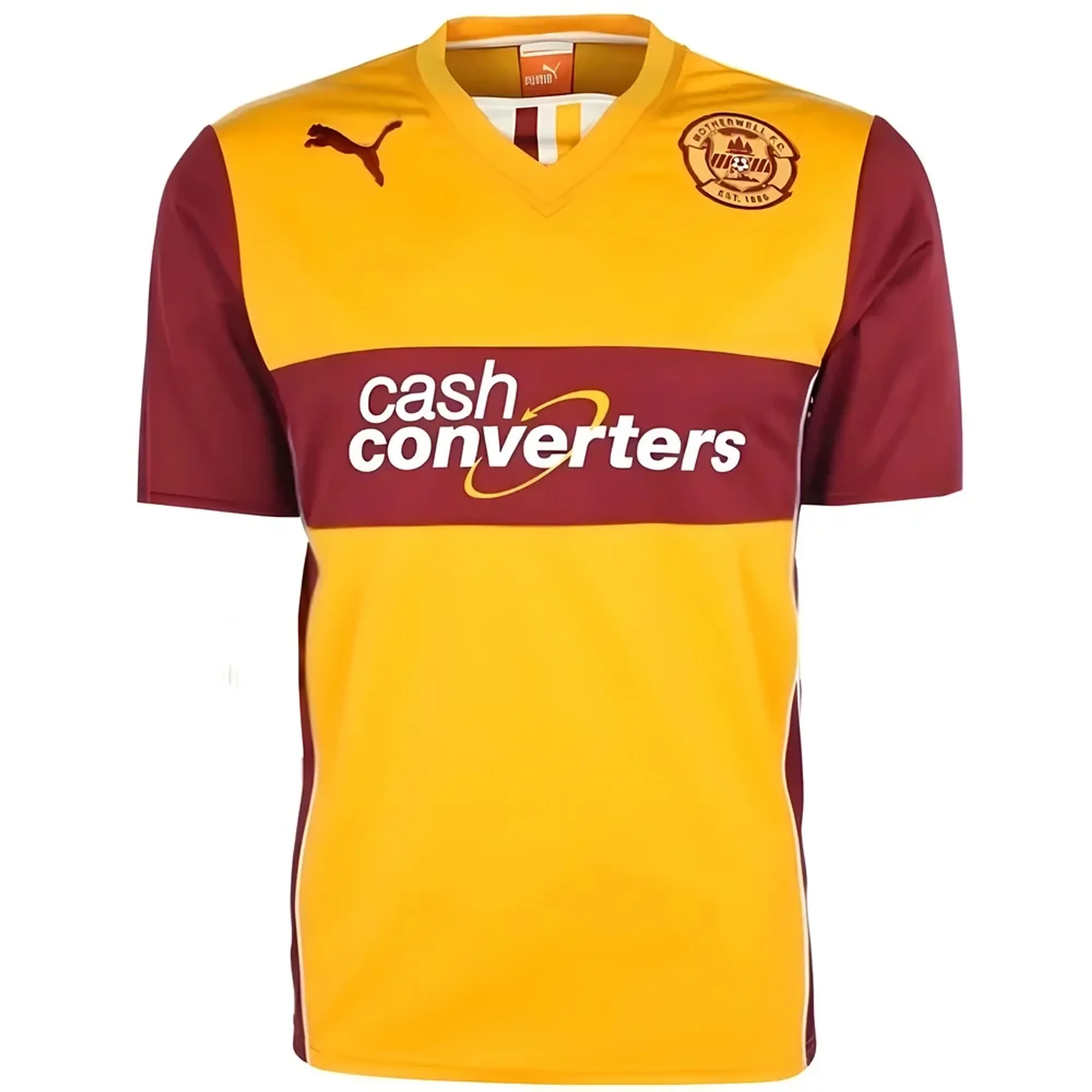 Motherwell 2013-14 Home Shirt (M) (Mint)