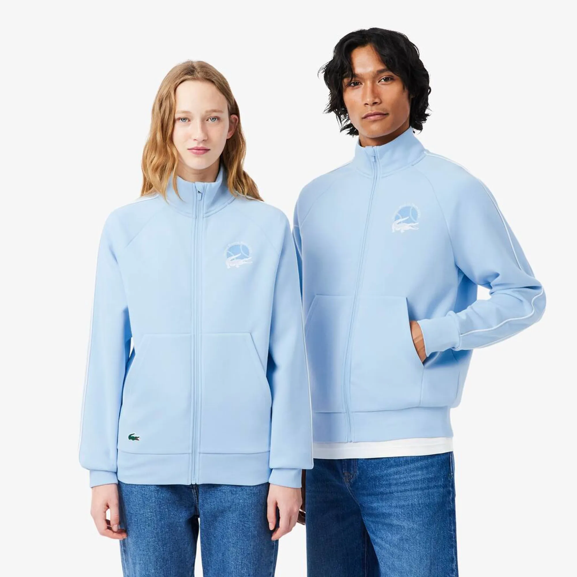 Lacoste Mutua Madrid Open Edition Ballboy Jacket - Light Blue