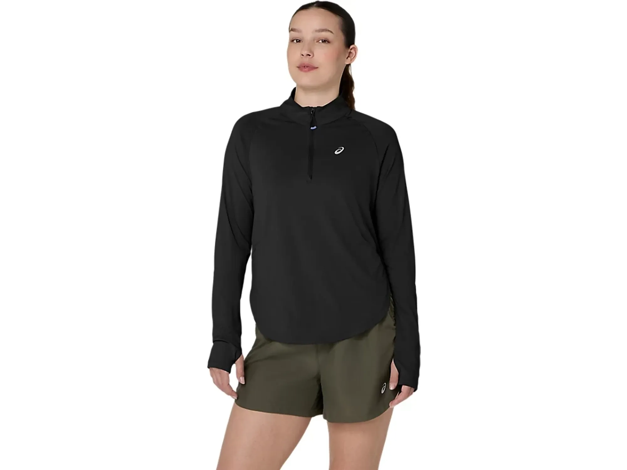 Asics Nagino  Run 1/4 Zip Ls Top