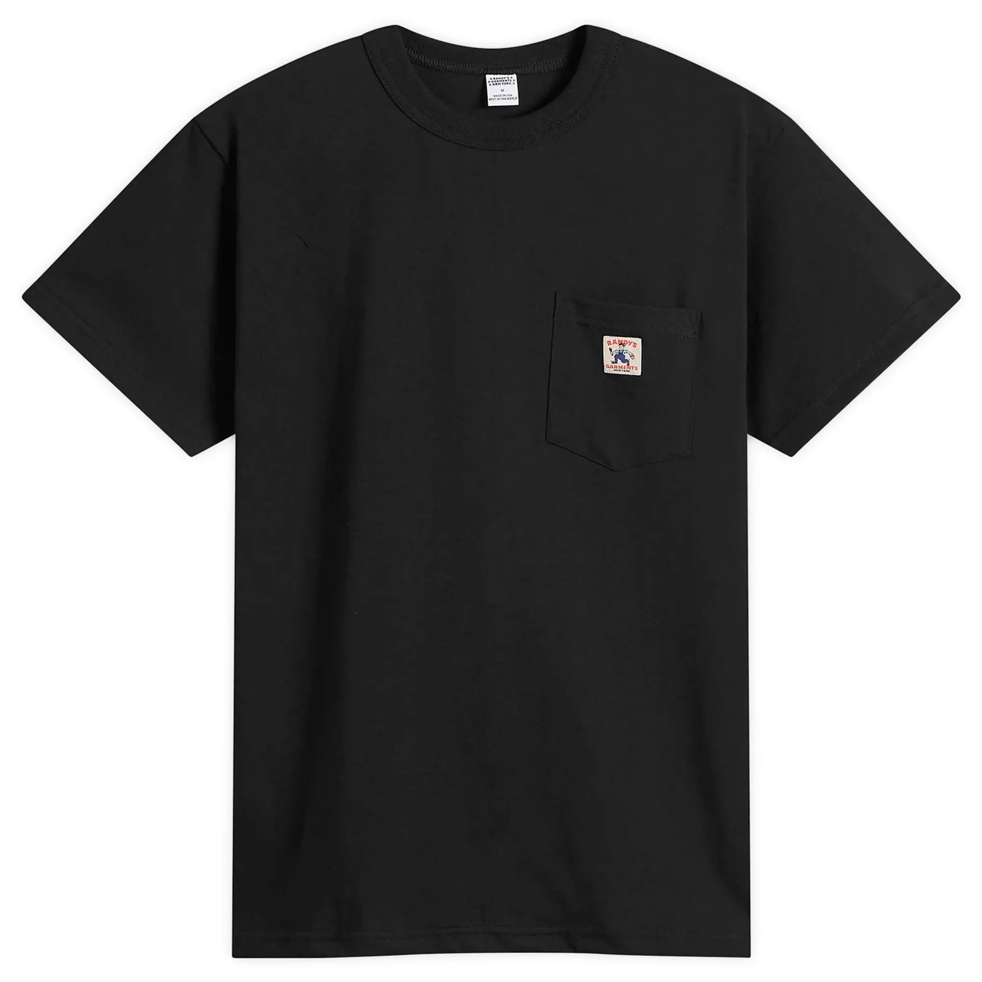 Randy’s Garments INC. Logo Pocket T-Shirt Black