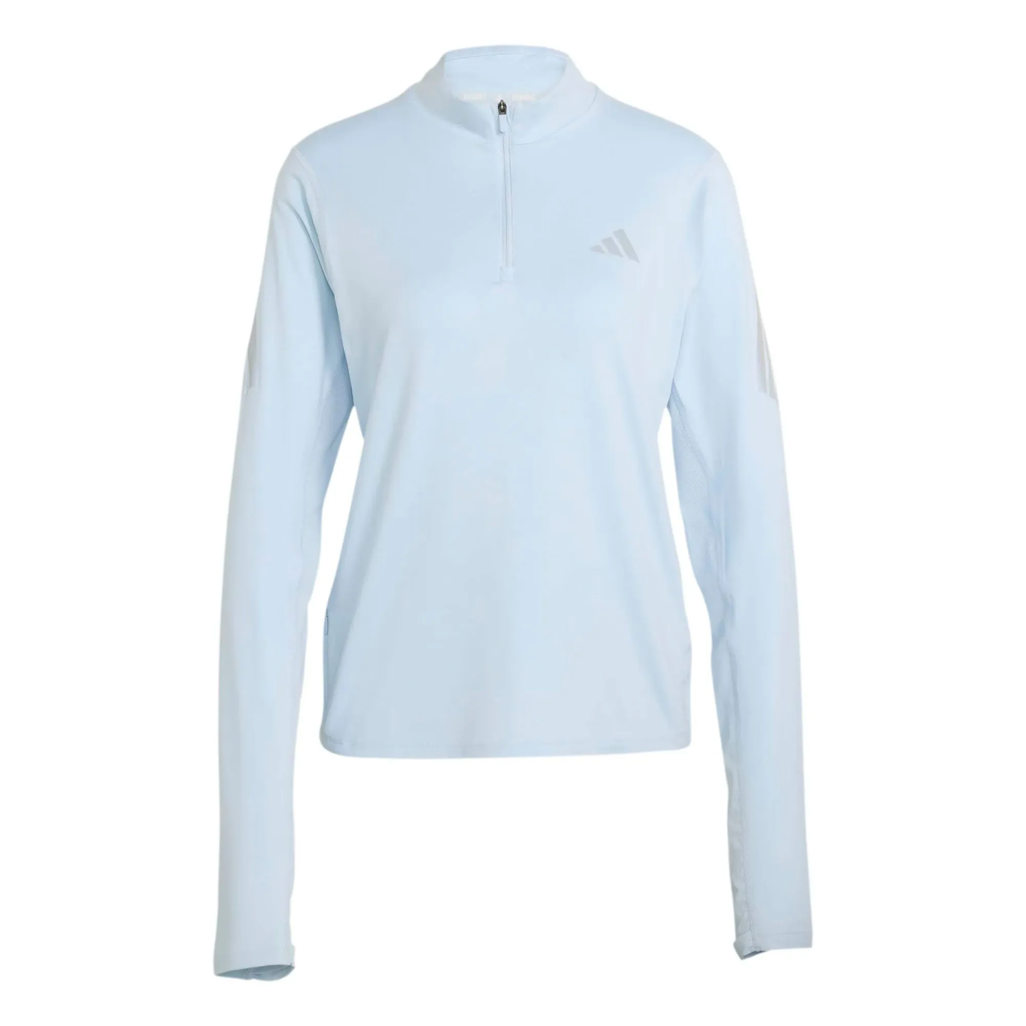 adidas adi365 Zip  Running shirt Women-blue grey