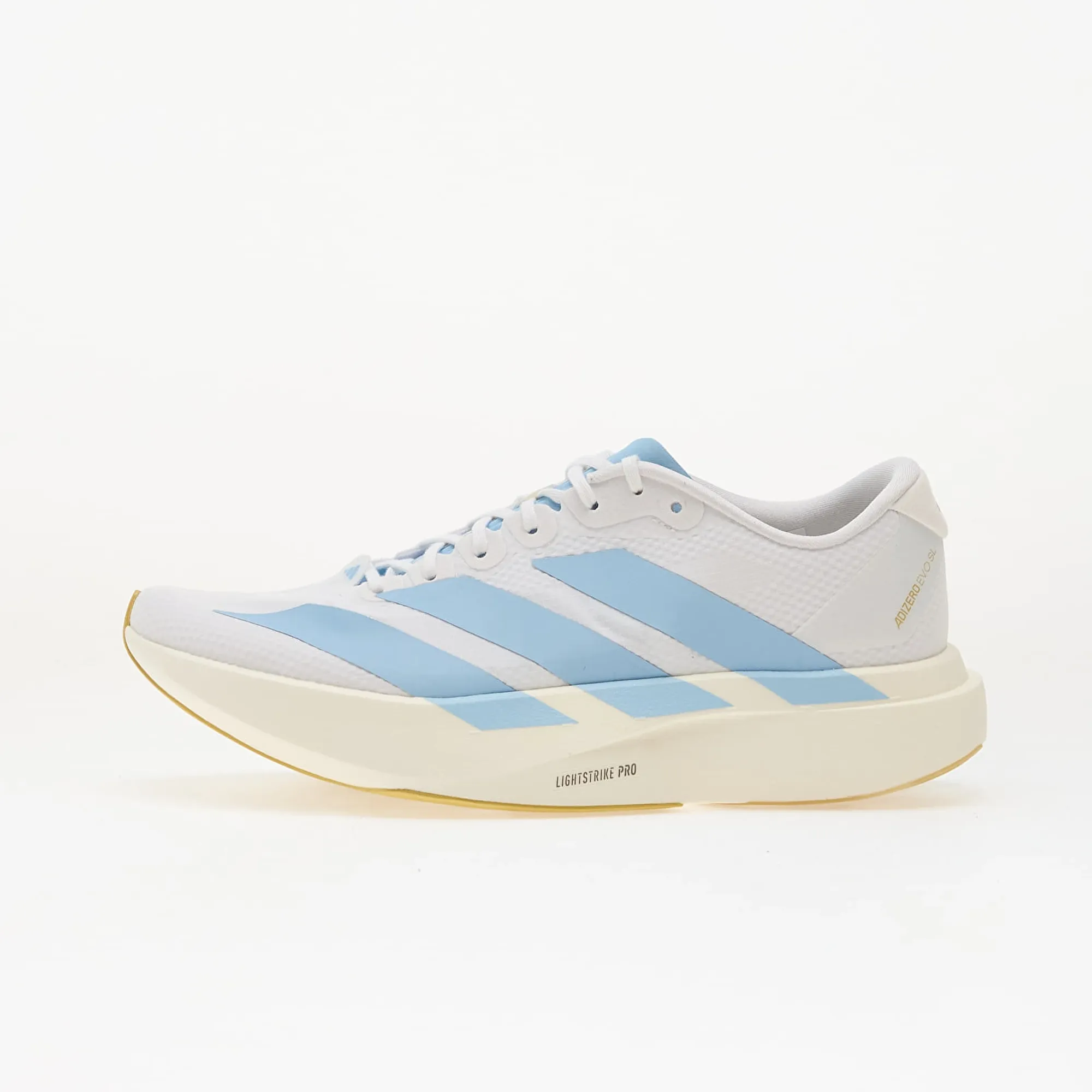 Sneakers Adidas Adizero Evo Sl Ftwr White/ Clear Blue/ Matte Gold Eur 42