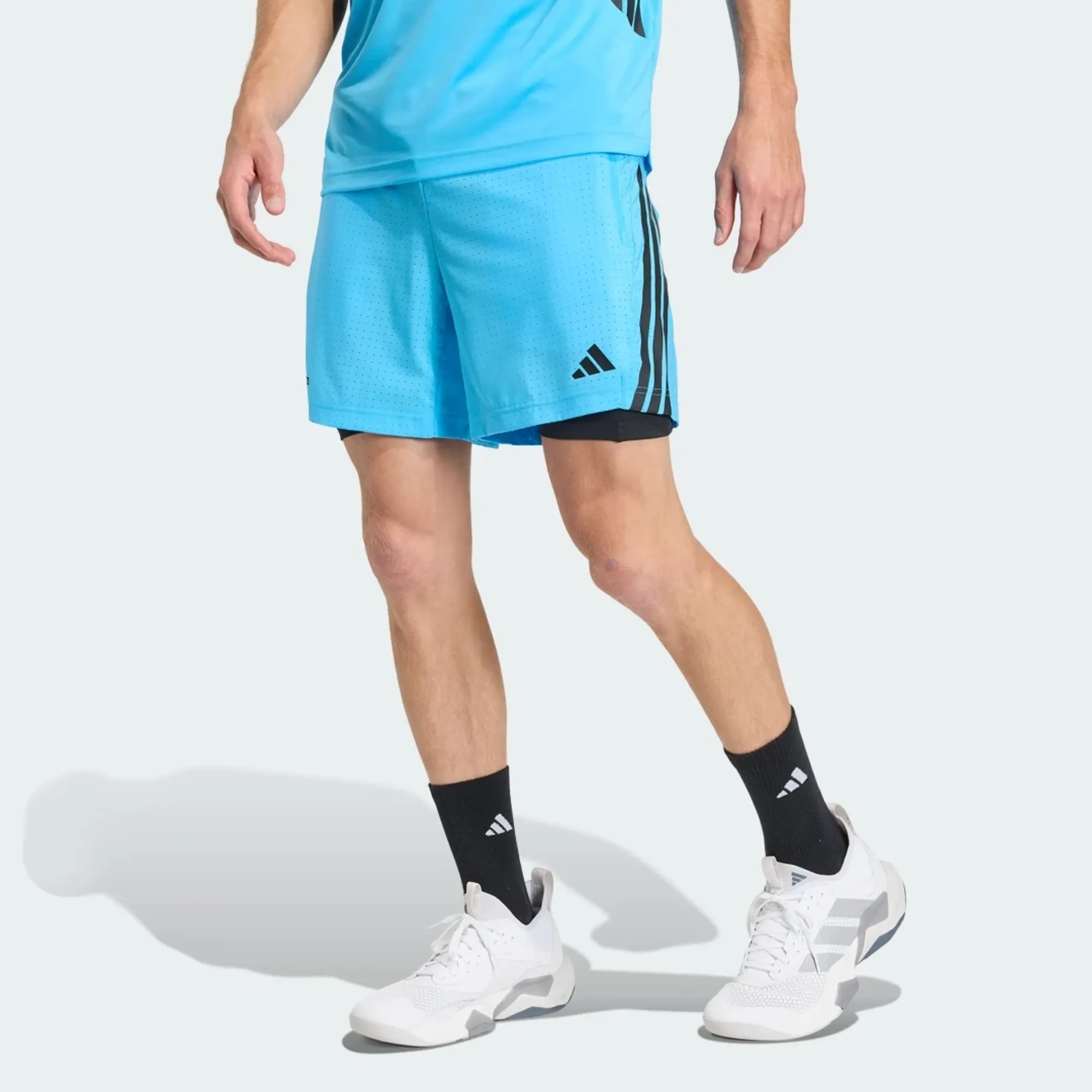 adidas TECH ESSENTIALS WORKOUT 2in1 SHORTS