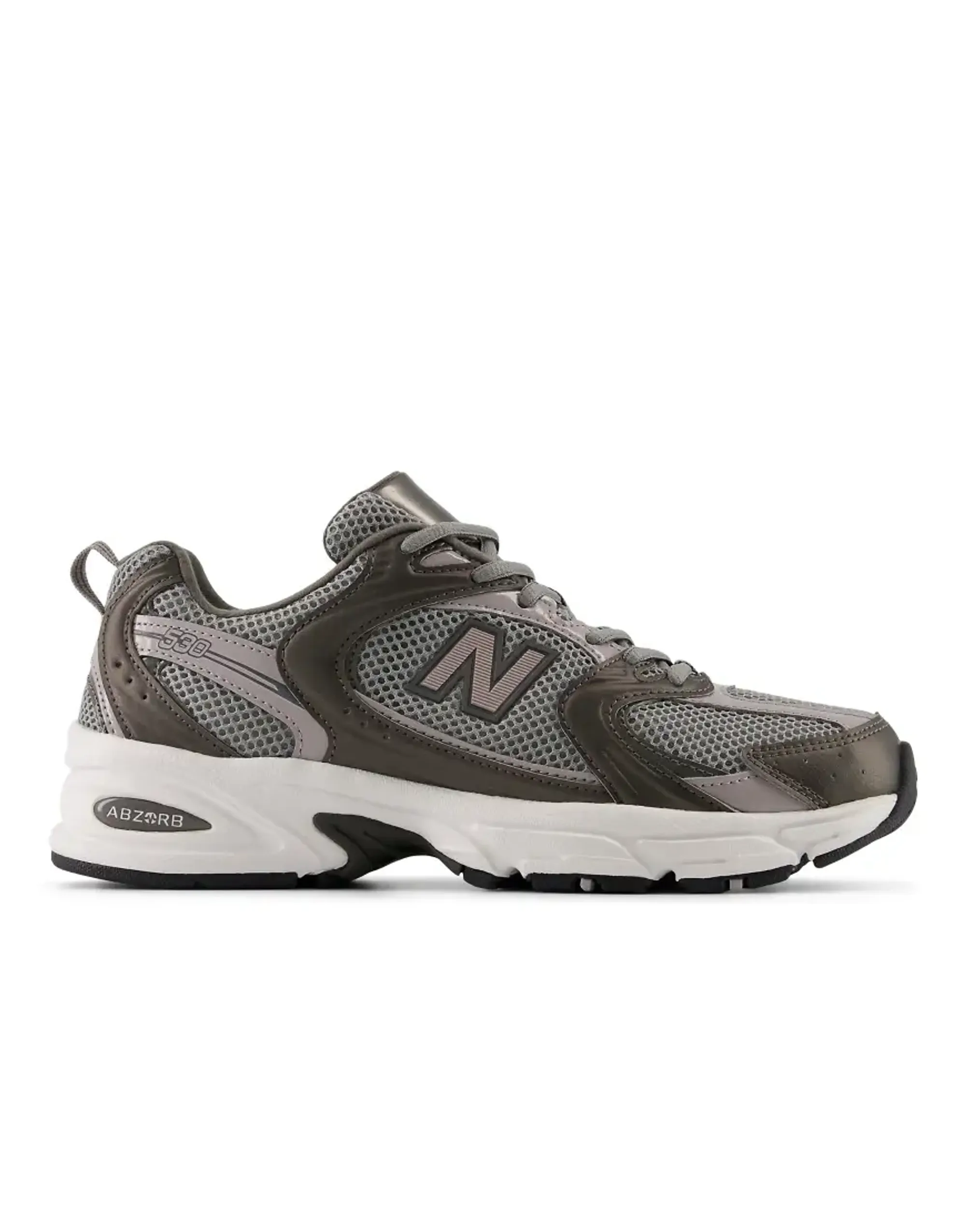 New Balance Unisex 530 in Black/Grey Synthetic