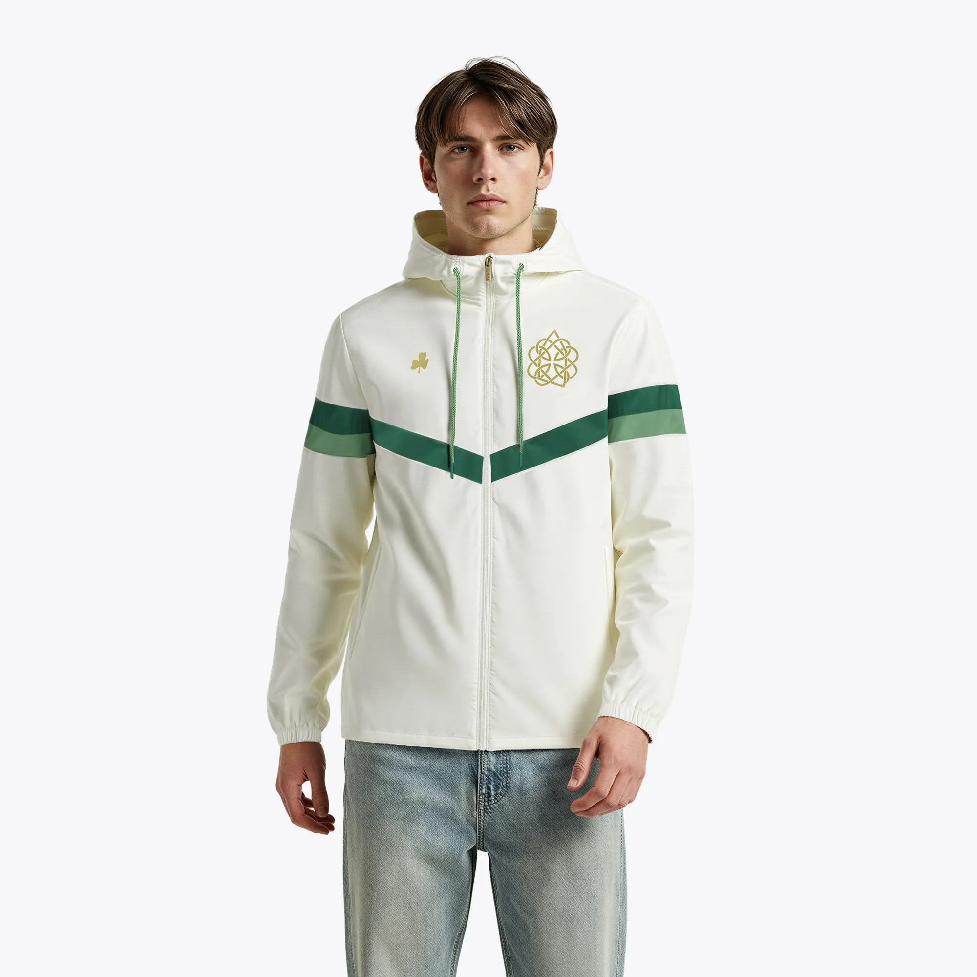 Everton St Patricks Day Windrunner - Off White - Unisex