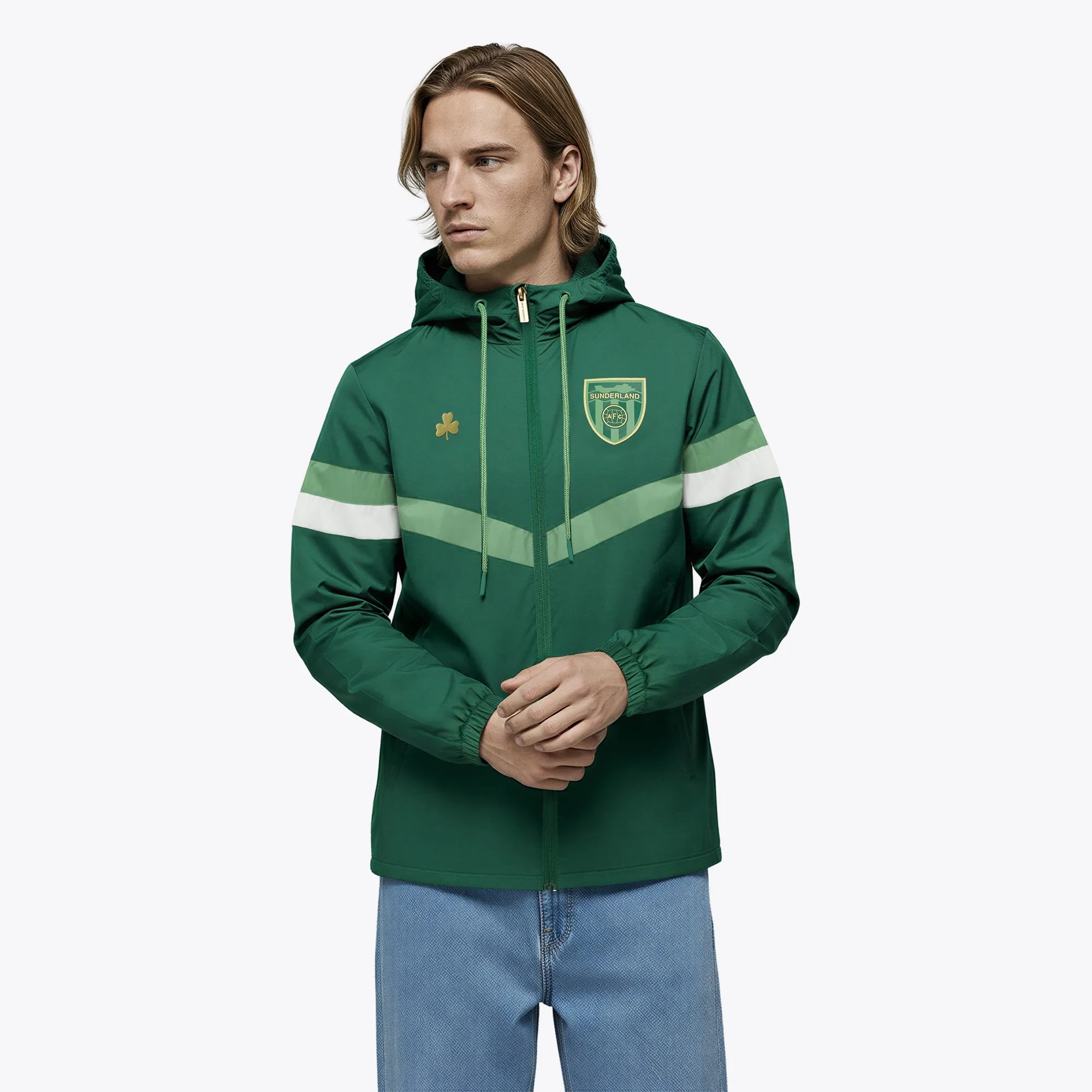 Sunderland St Patricks Day Windrunner - Green - Unisex