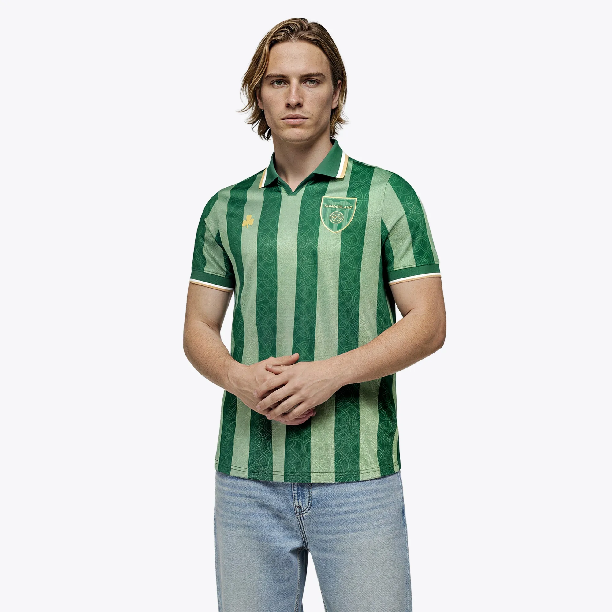 Sunderland St Patricks Day Fan Top - Green - Unisex