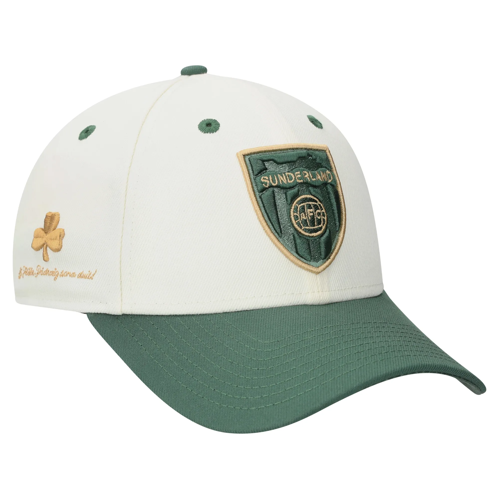 Sunderland St Patrick's Structured Adjustable Cap - Off White - Unisex