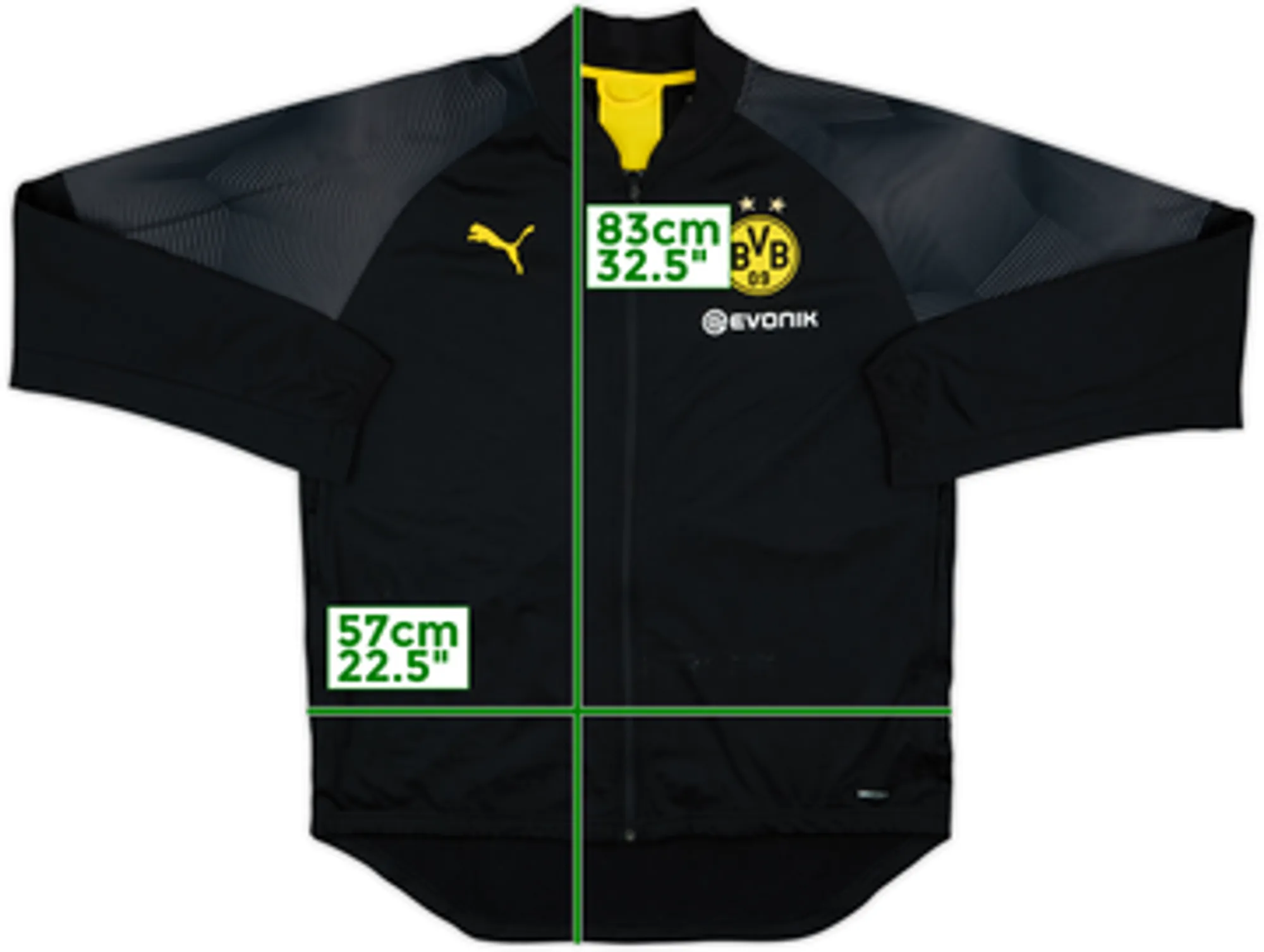 2018-19 Borussia Dortmund Puma Track Jacket - 6/10 - (L)