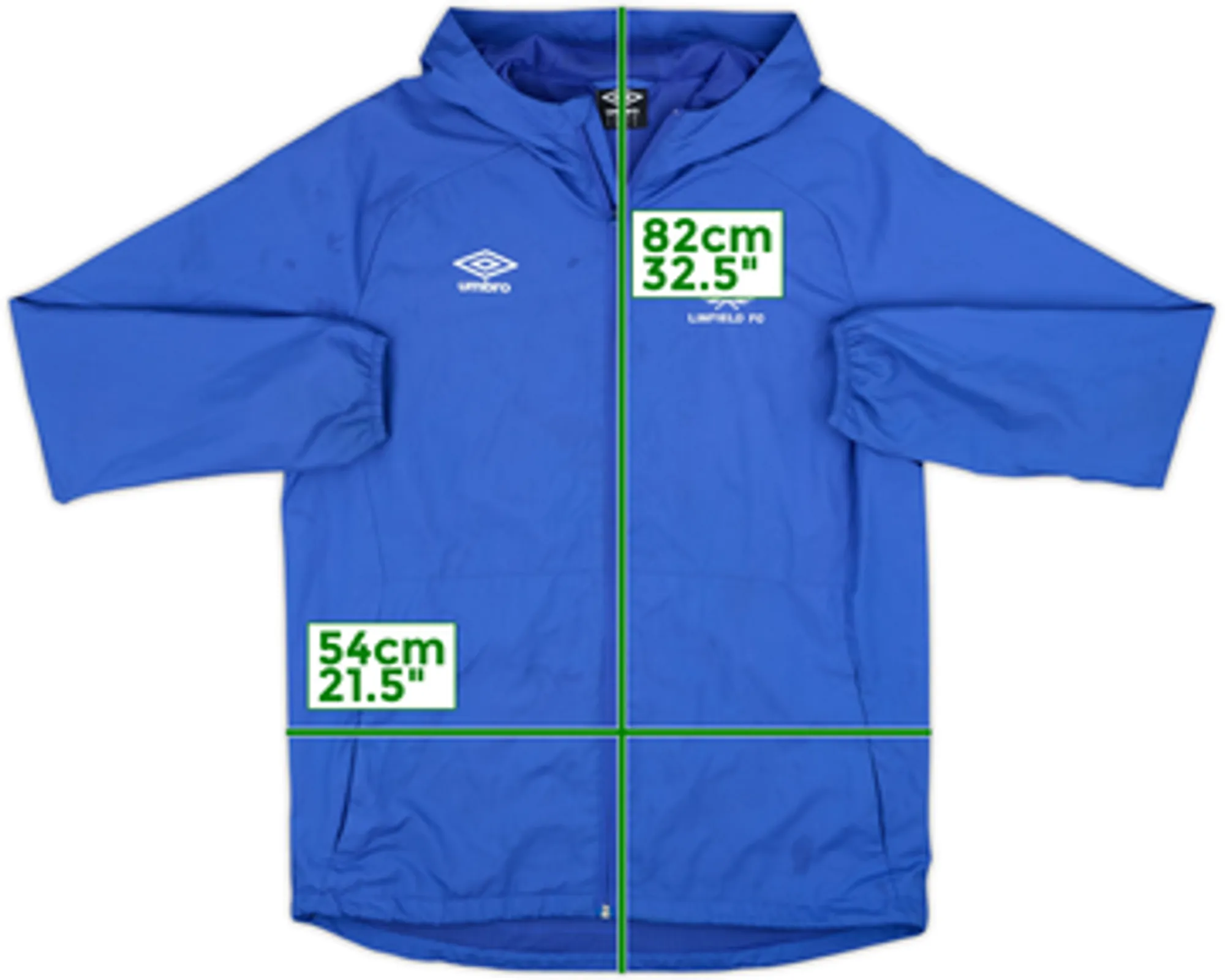 2016-17 Linfield Umbro Hooded Track Jacket - 7/10 - (M)