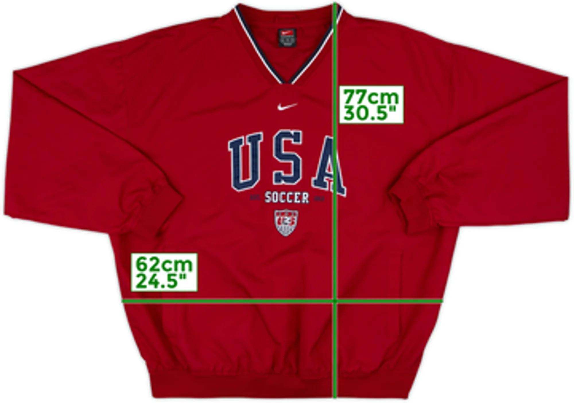 2002-03 USA Nike Drill Top - 10/10 - (XL)