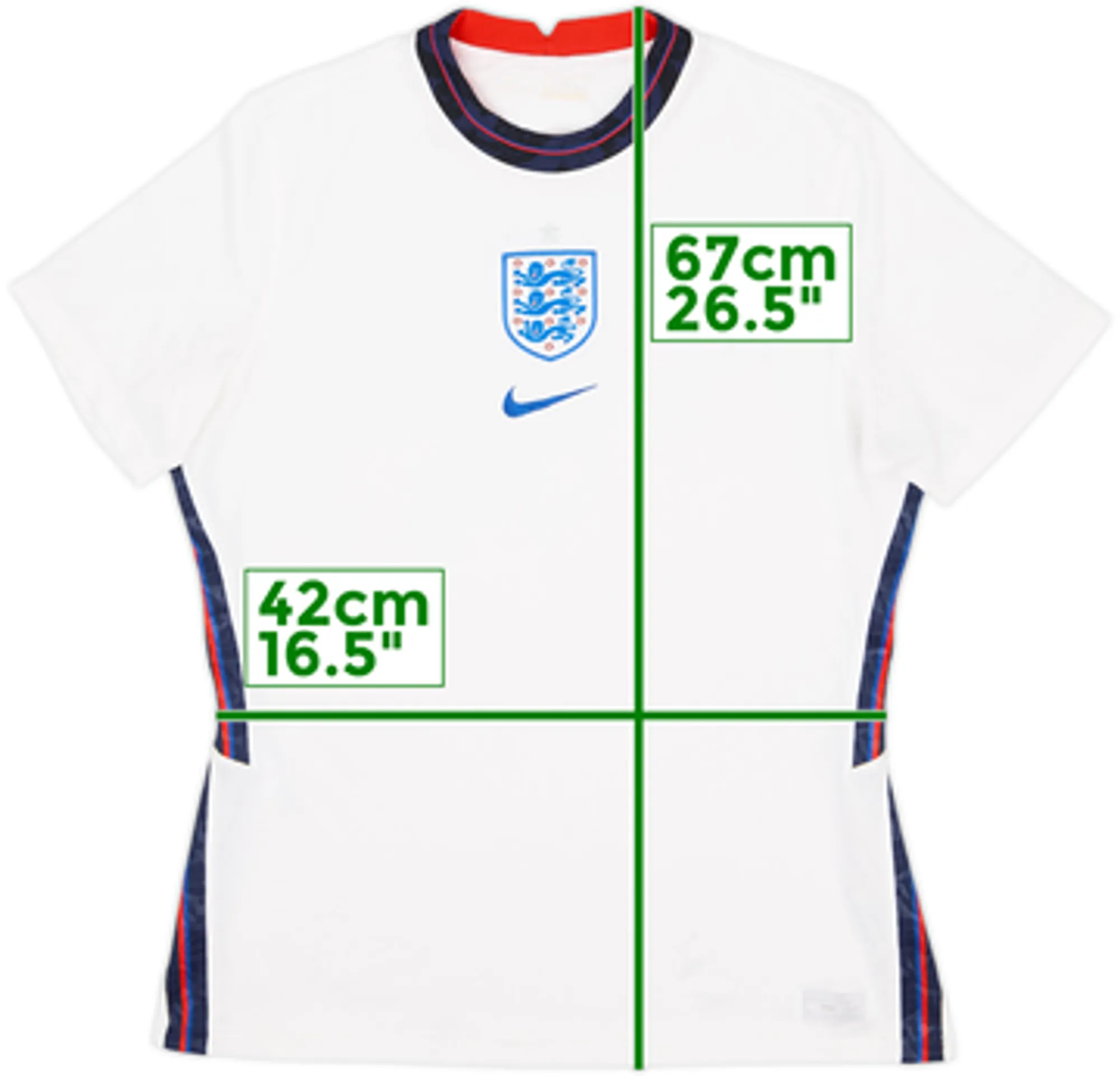 2020-22 England Home Shirt - 7/10 - (Women's L)