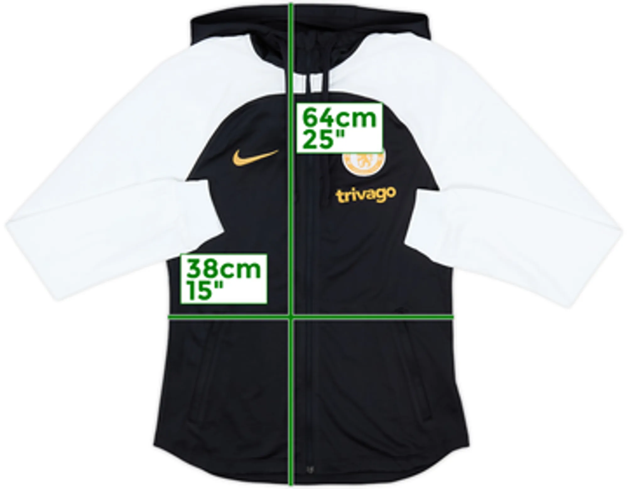 2023-24 Chelsea Nike Hooded Track Jacket - 9/10 - (Women's XS)
