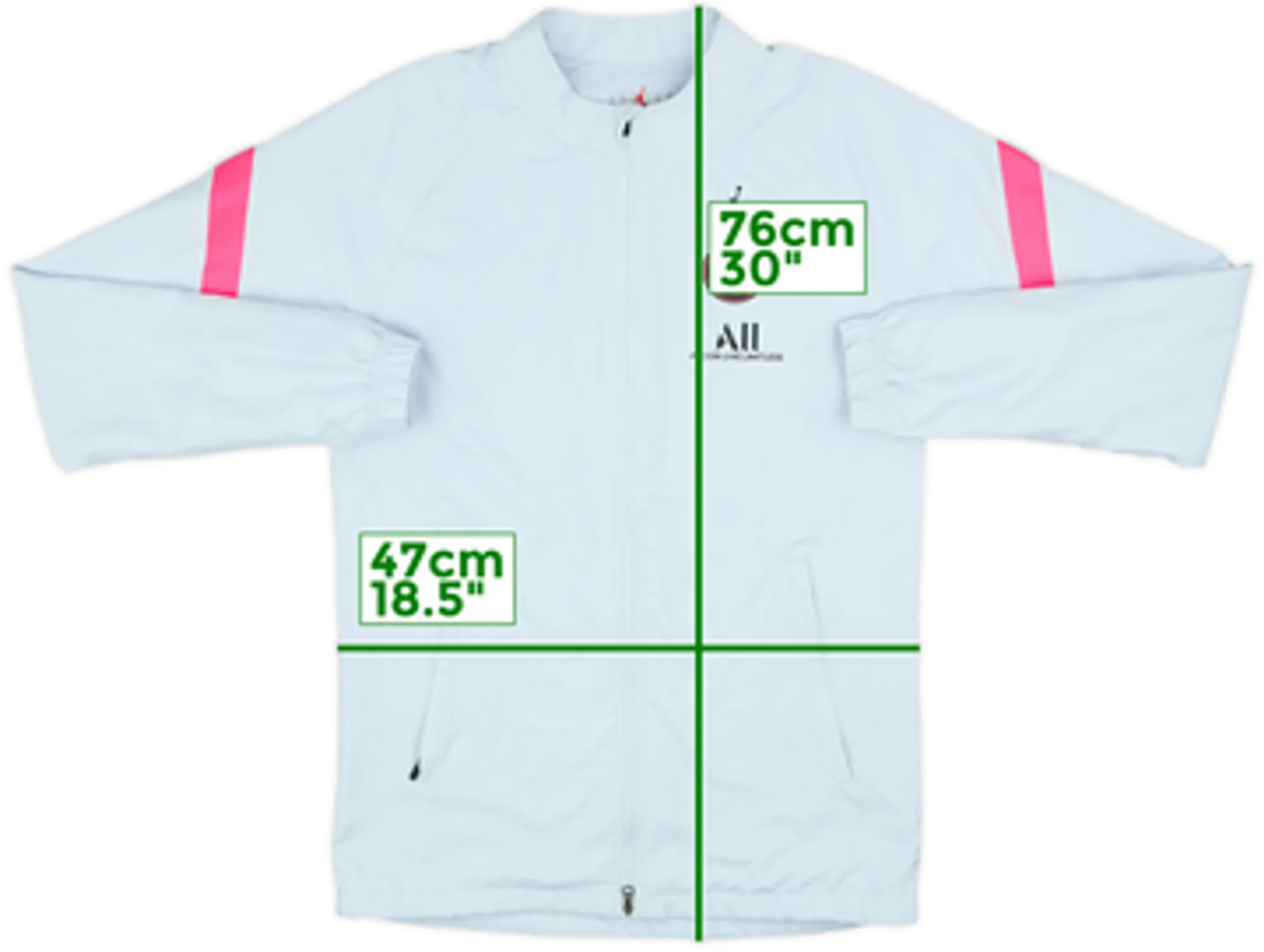 2021-22 Paris Saint-Germain Jordan Track Jacket - 6/10 - (S)