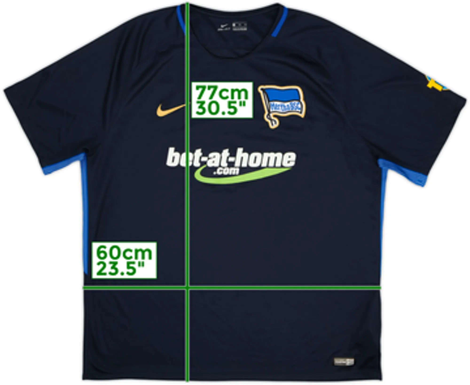2017-18 Hertha Berlin Away Shirt - 9/10 - (XXL)