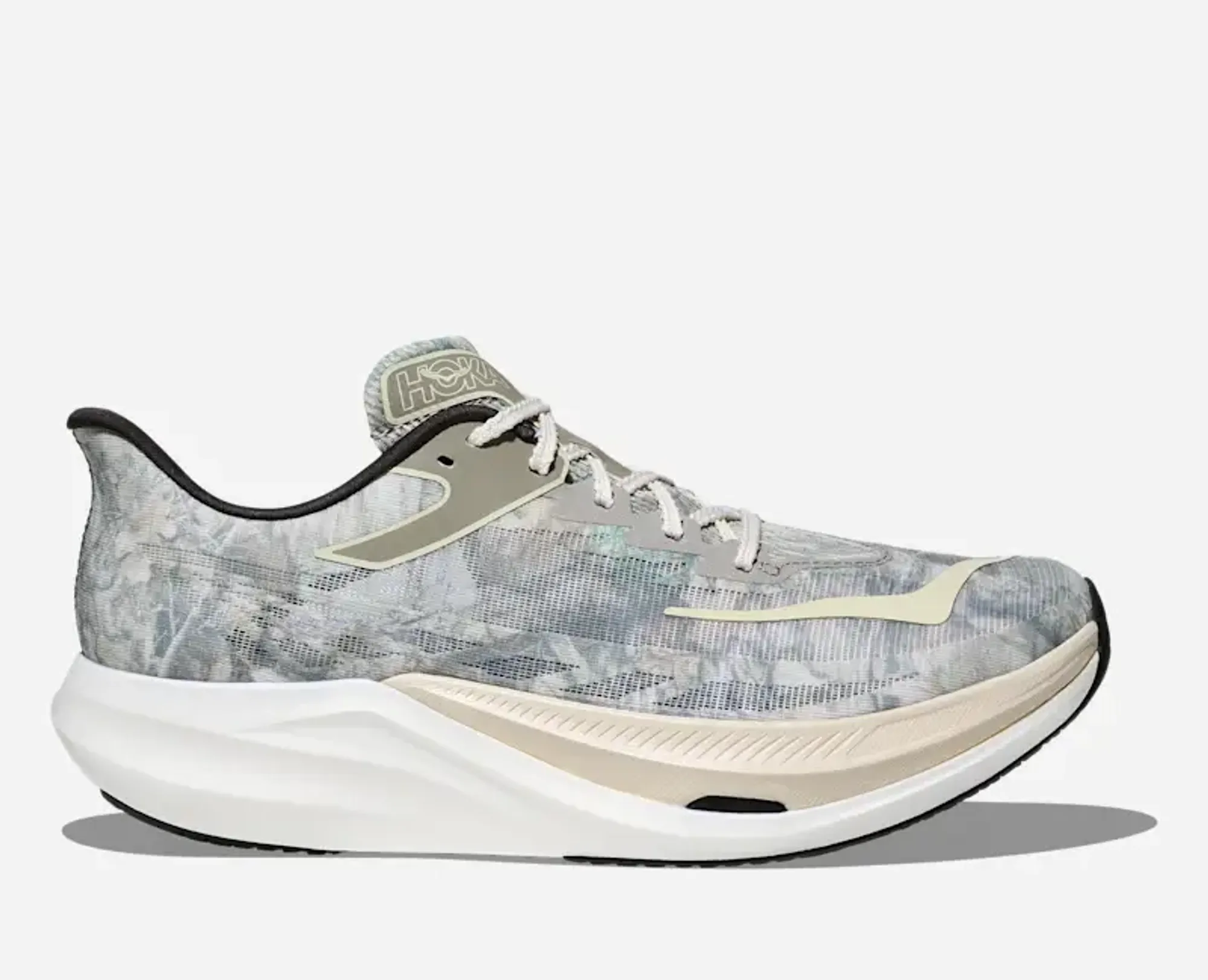 Hoka Rocket X 3 John Elliott Lifestyle Shoes In Spray Green/Antique White