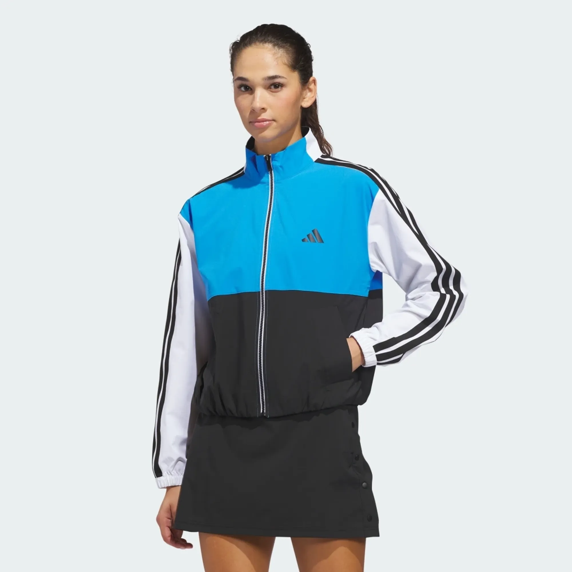 adidas Beyond The Course Colorblock Twistweave Full-Zip Jacket