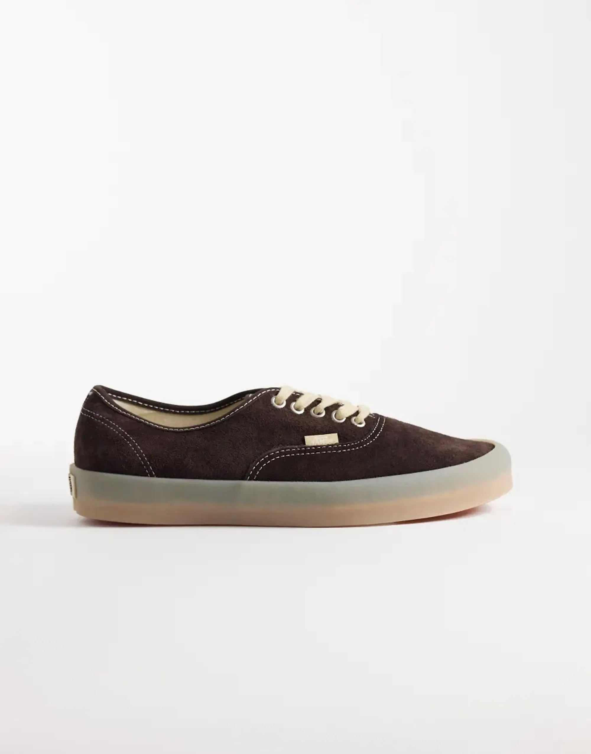 Vans Authentic Trainers In Brown With Tan Sole