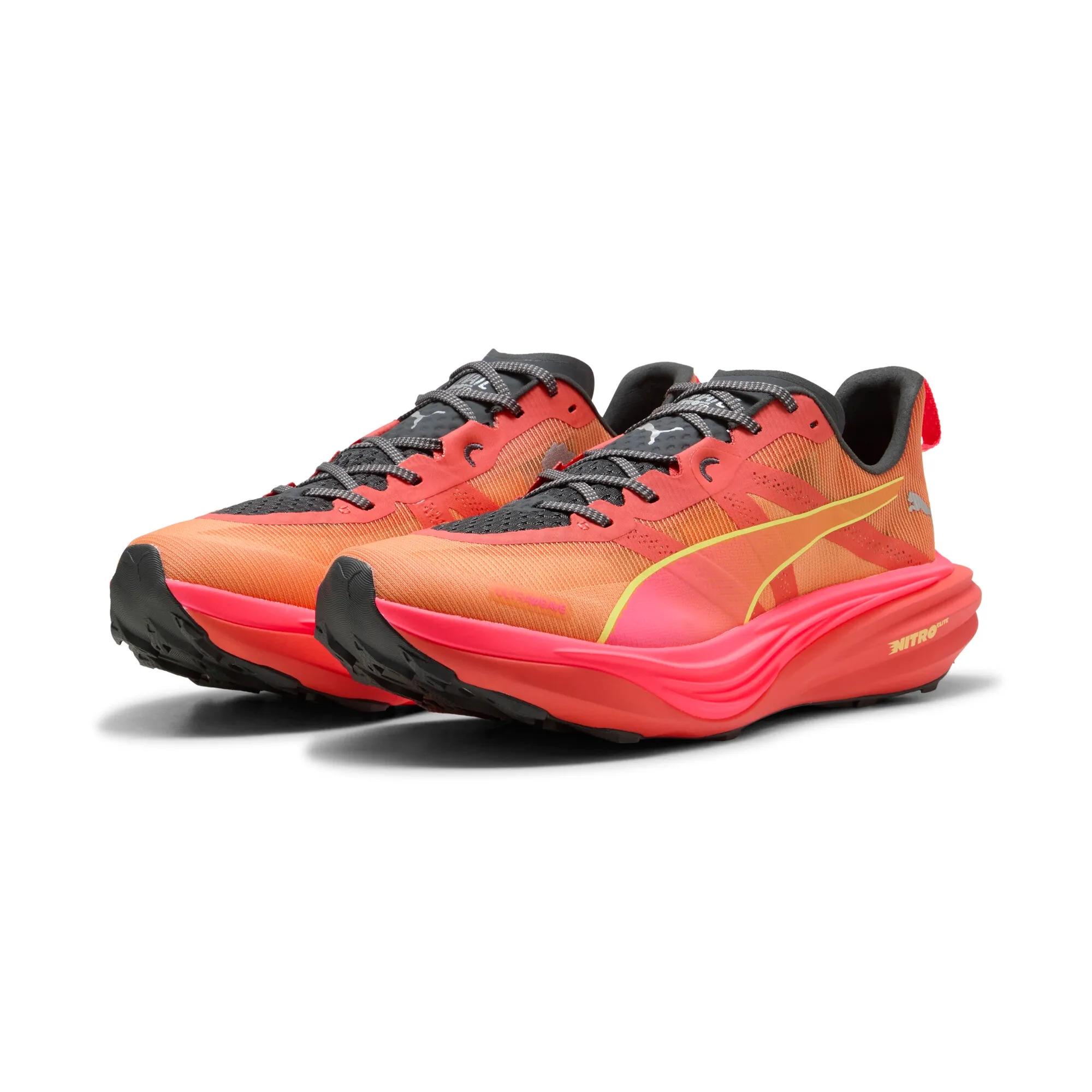 PUMA Deviate NITROâ¢ Elite Trail Running Shoes Men in Orange | Size 10