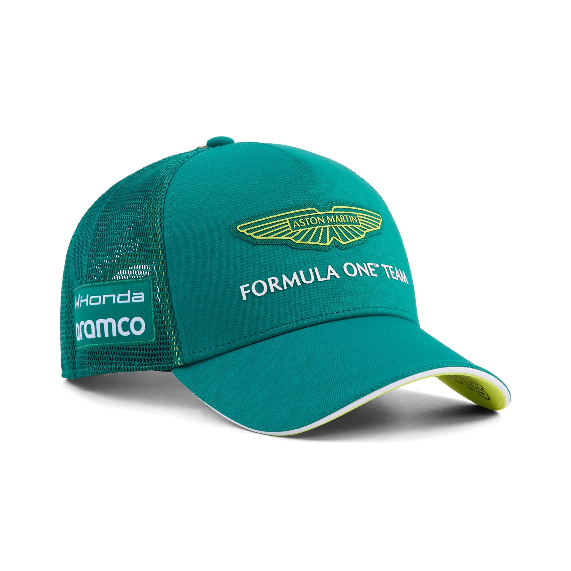 PUMA x ASTON MARTIN ARAMCO F1Â® TEAM Replica Stroll Trucker Cap in Green