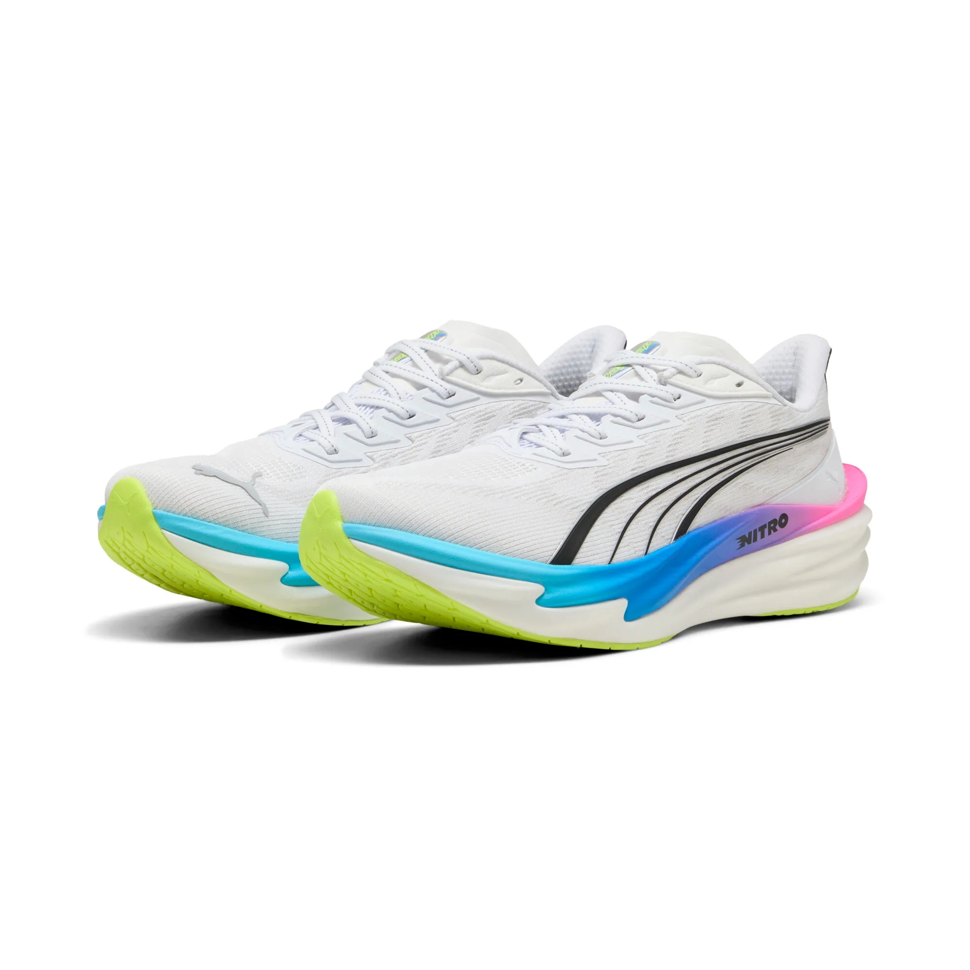 PUMA Deviate NITROâ¢ 4 Running Shoes Men in White | Size 10