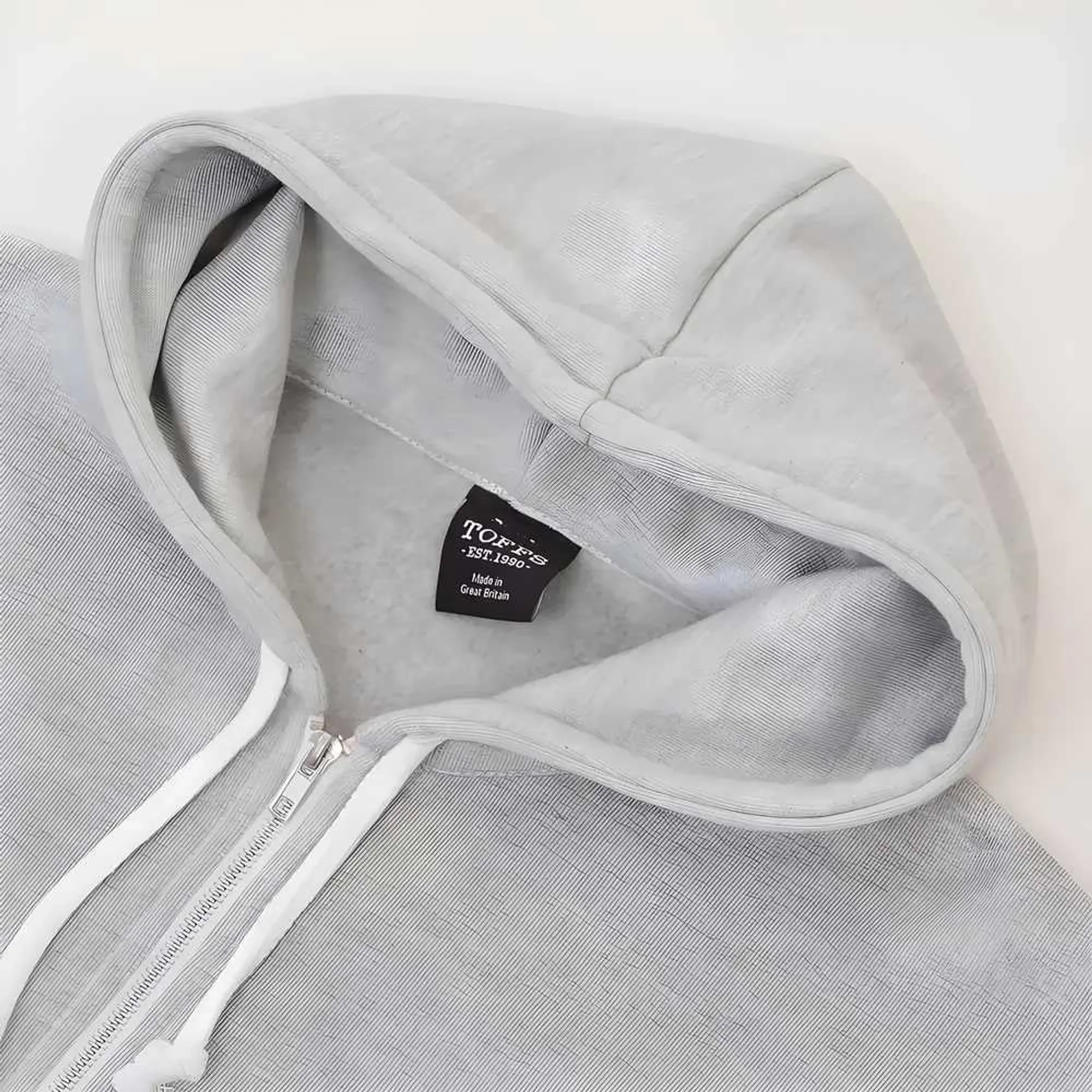 Pennarello: LPFC Zidane Zipped Hoodie - Light Grey