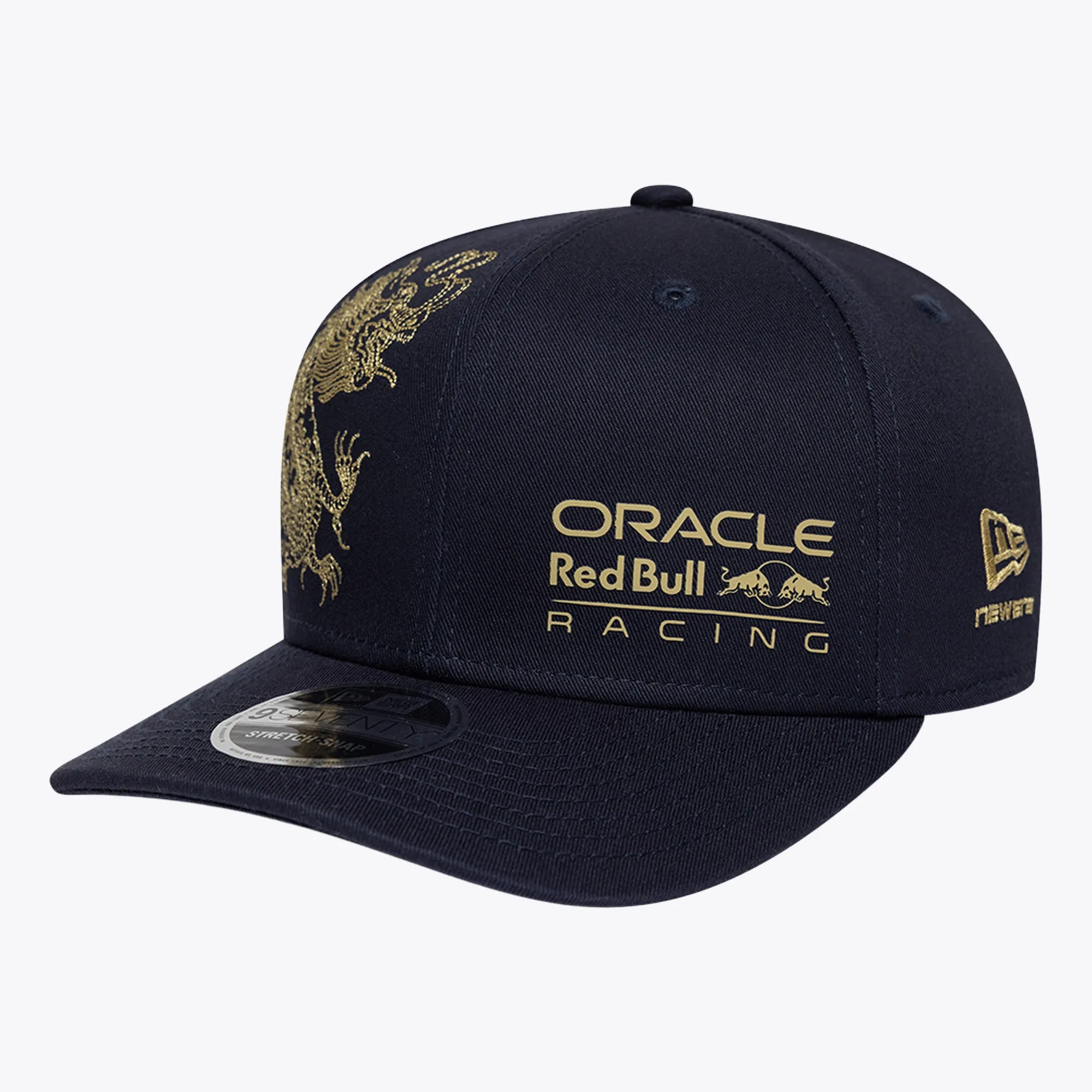 Red Bull Racing China Race Special Navy 9SEVENTY Stretch Snap Adjustable Cap New Era Cap adult unisex